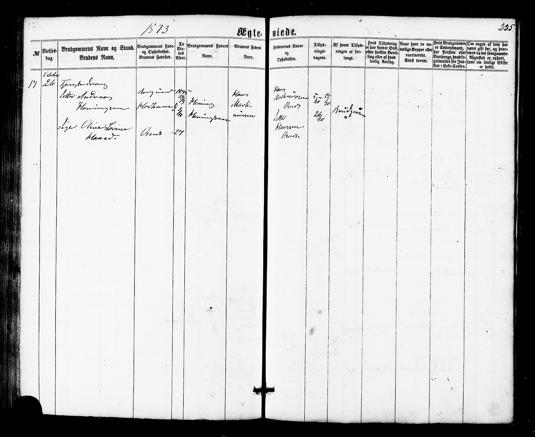 Ministerialprotokoller, klokkerbøker og fødselsregistre - Møre og Romsdal, SAT/A-1454/536/L0498: Ministerialbok nr. 536A07, 1862-1875, s. 225