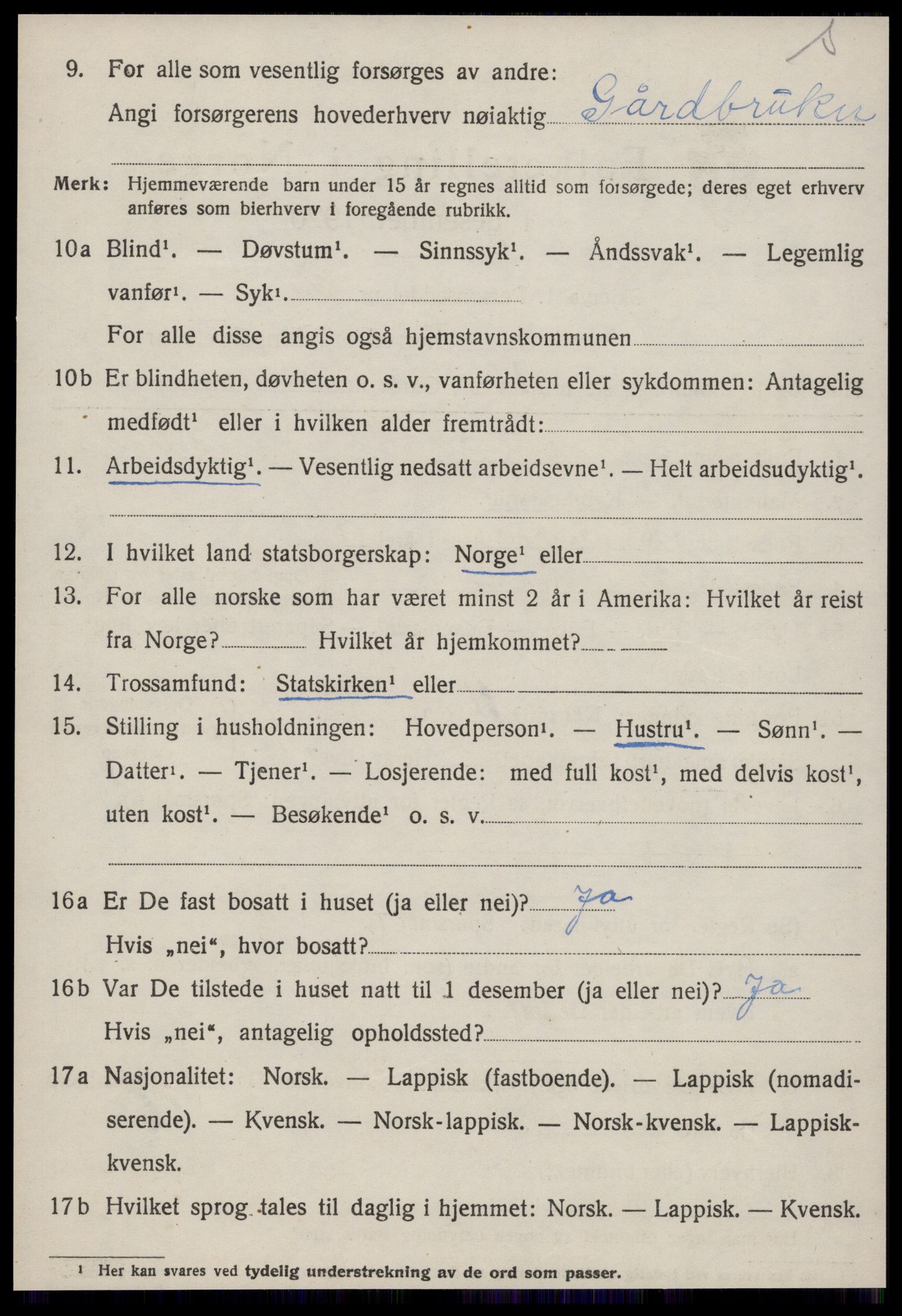 SAT, Folketelling 1920 for 1647 Budal herred, 1920, s. 483