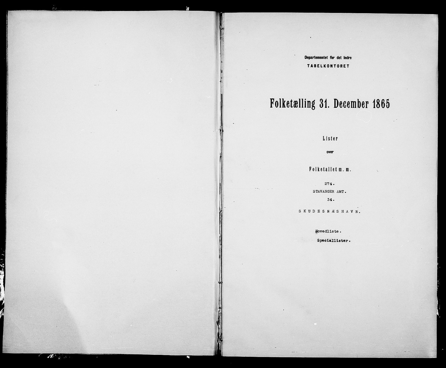 RA, Folketelling 1865 for 1150P Skudenes prestegjeld, 1865, s. 204