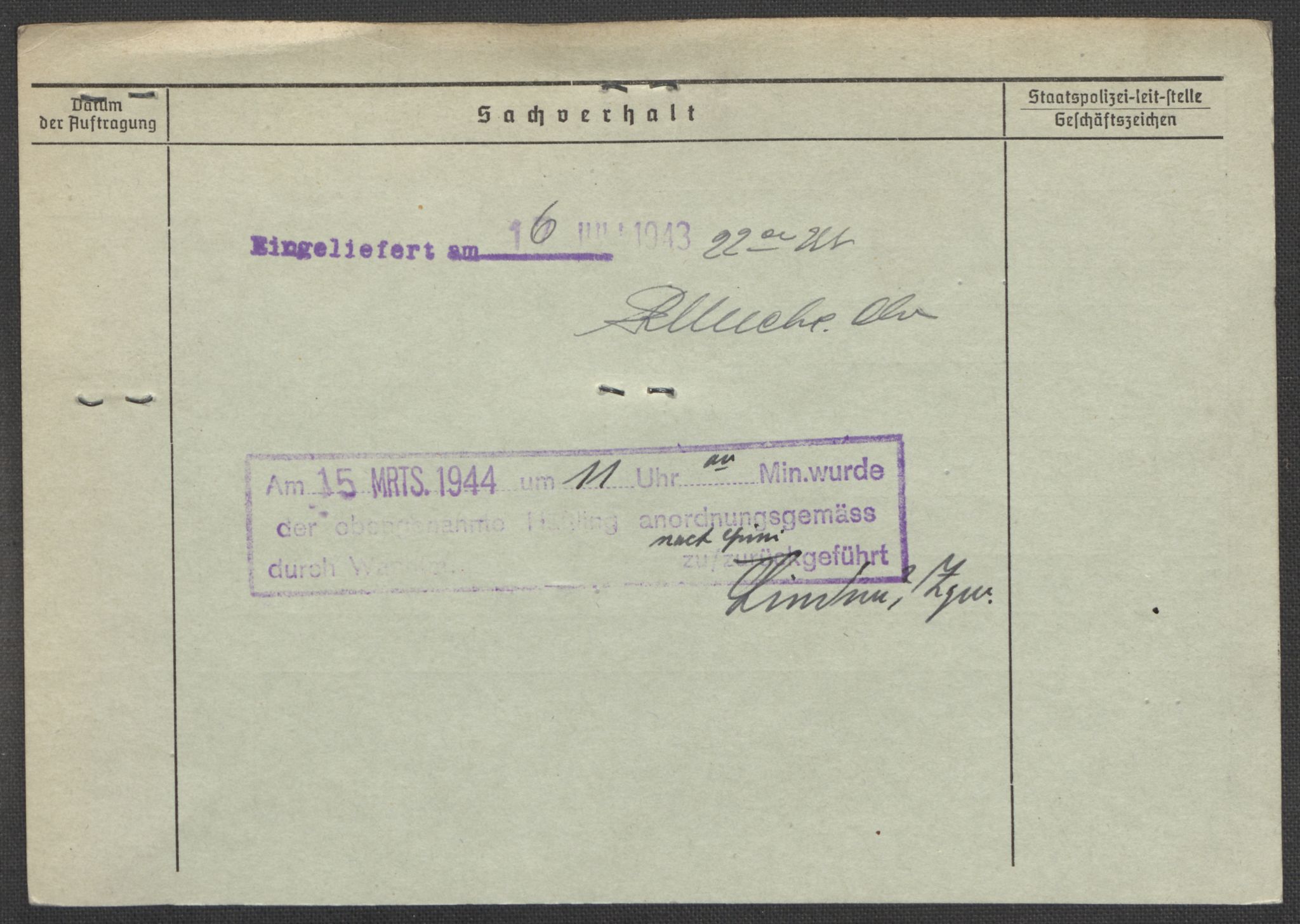 Befehlshaber der Sicherheitspolizei und des SD, AV/RA-RAFA-5969/E/Ea/Eaa/L0008: Register over norske fanger i Møllergata 19: Oelze-Ru, 1940-1945, s. 991