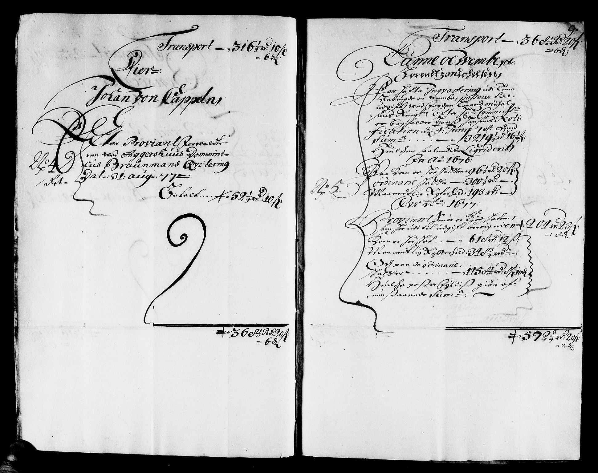 Rentekammeret inntil 1814, Reviderte regnskaper, Stiftamtstueregnskaper, Landkommissariatet på Akershus og Akershus stiftamt, AV/RA-EA-5869/R/Rb/L0134: Akershus stiftamt, 1677