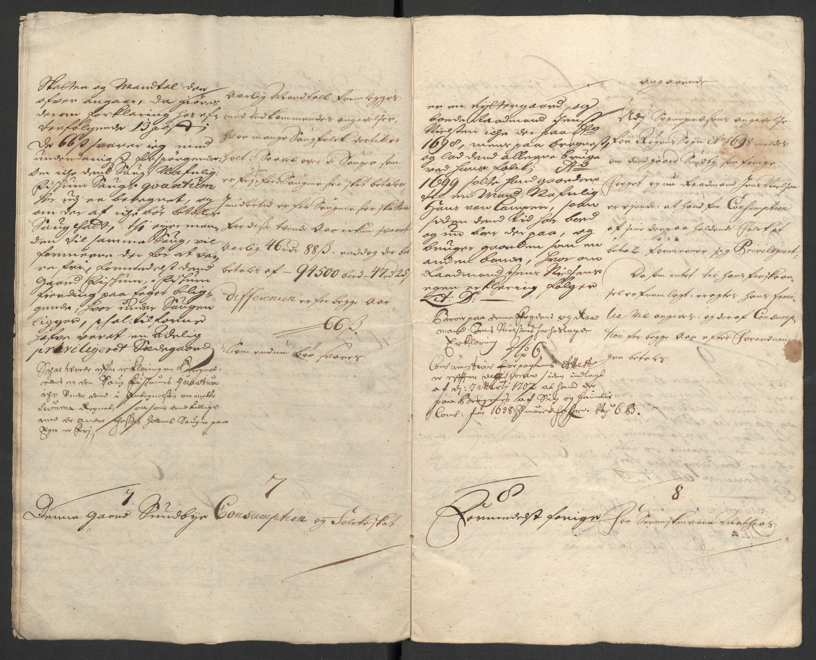 Rentekammeret inntil 1814, Reviderte regnskaper, Fogderegnskap, AV/RA-EA-4092/R30/L1696: Fogderegnskap Hurum, Røyken, Eiker og Lier, 1698-1699, s. 400