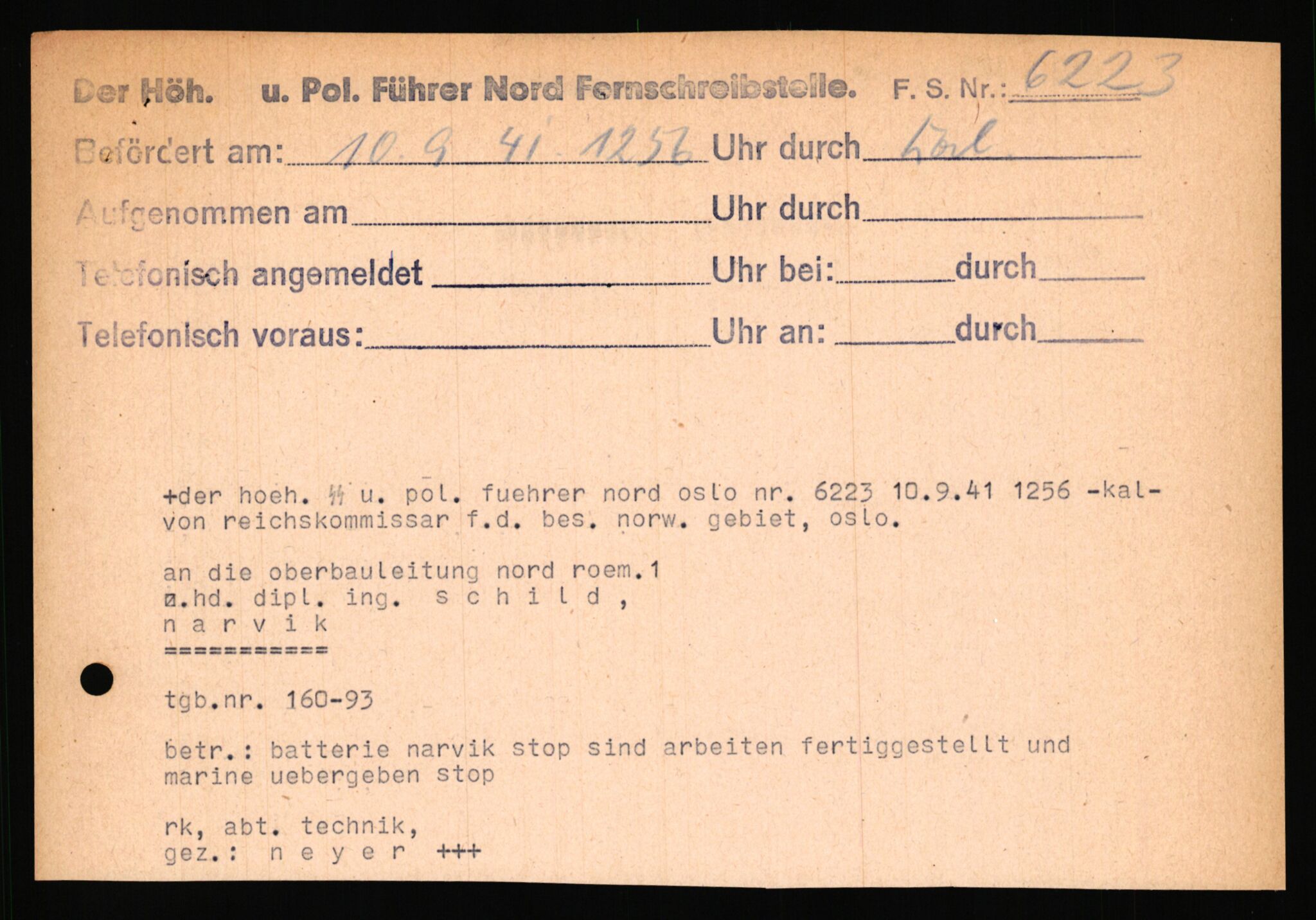 Tyske arkiver, Organisation Todt (OT), Einsatzgruppe Wiking, AV/RA-RAFA-2188/2/B/Bb/L0006: Korrespondanse med Kriegsmarine, 1940-1941, s. 48