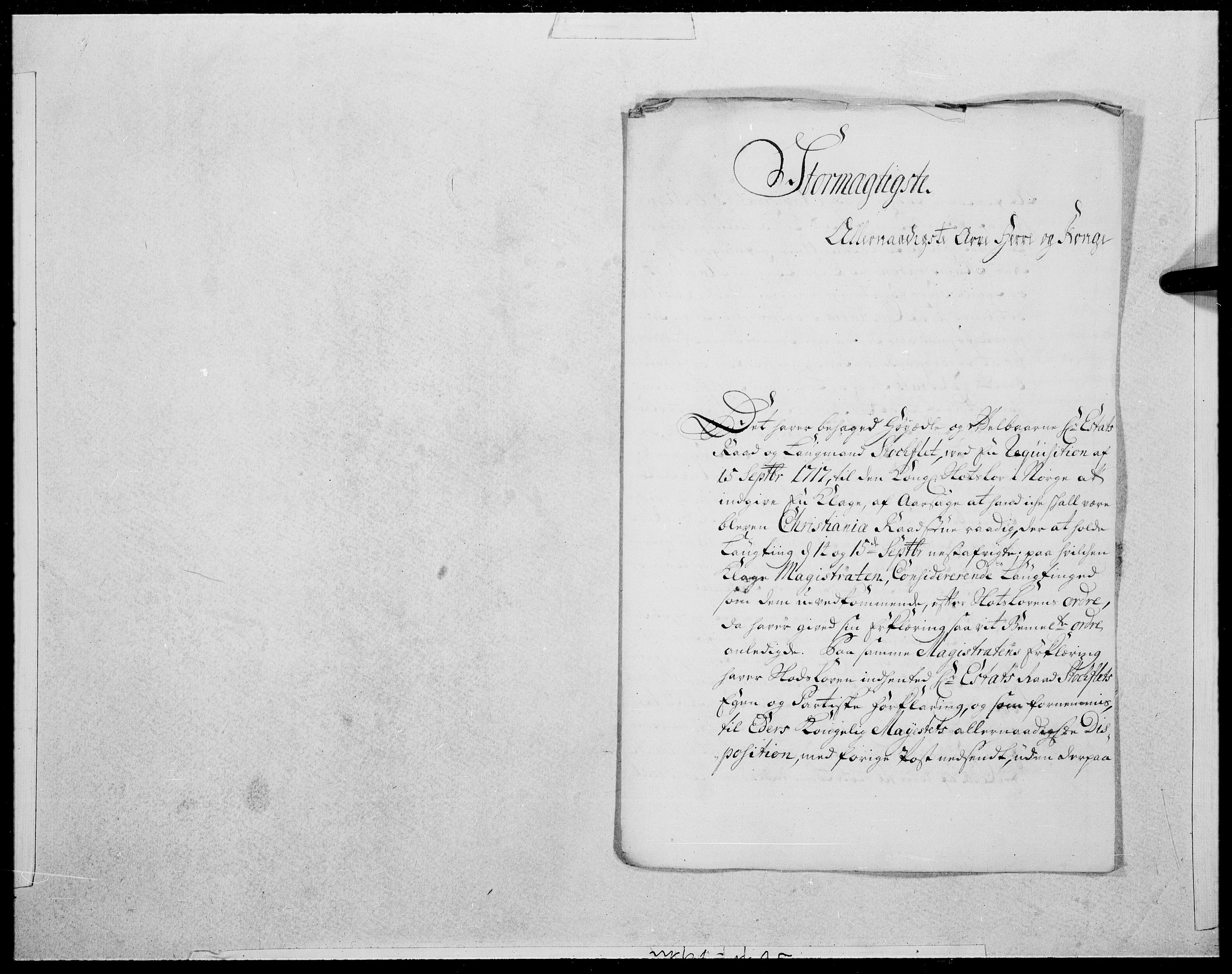 Danske Kanselli 1572-1799, AV/RA-EA-3023/F/Fc/Fcc/Fcca/L0081: Norske innlegg 1572-1799, 1717, s. 518