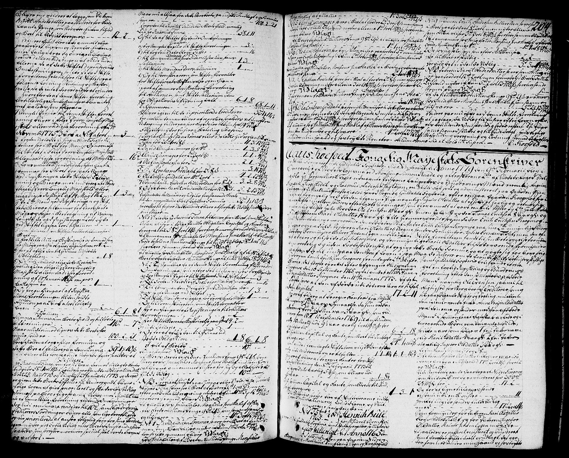 Gauldal sorenskriveri, SAT/A-0014/1/3/3A/L0006: Skifteprotokoll, 1777-1782, s. 203b-204a