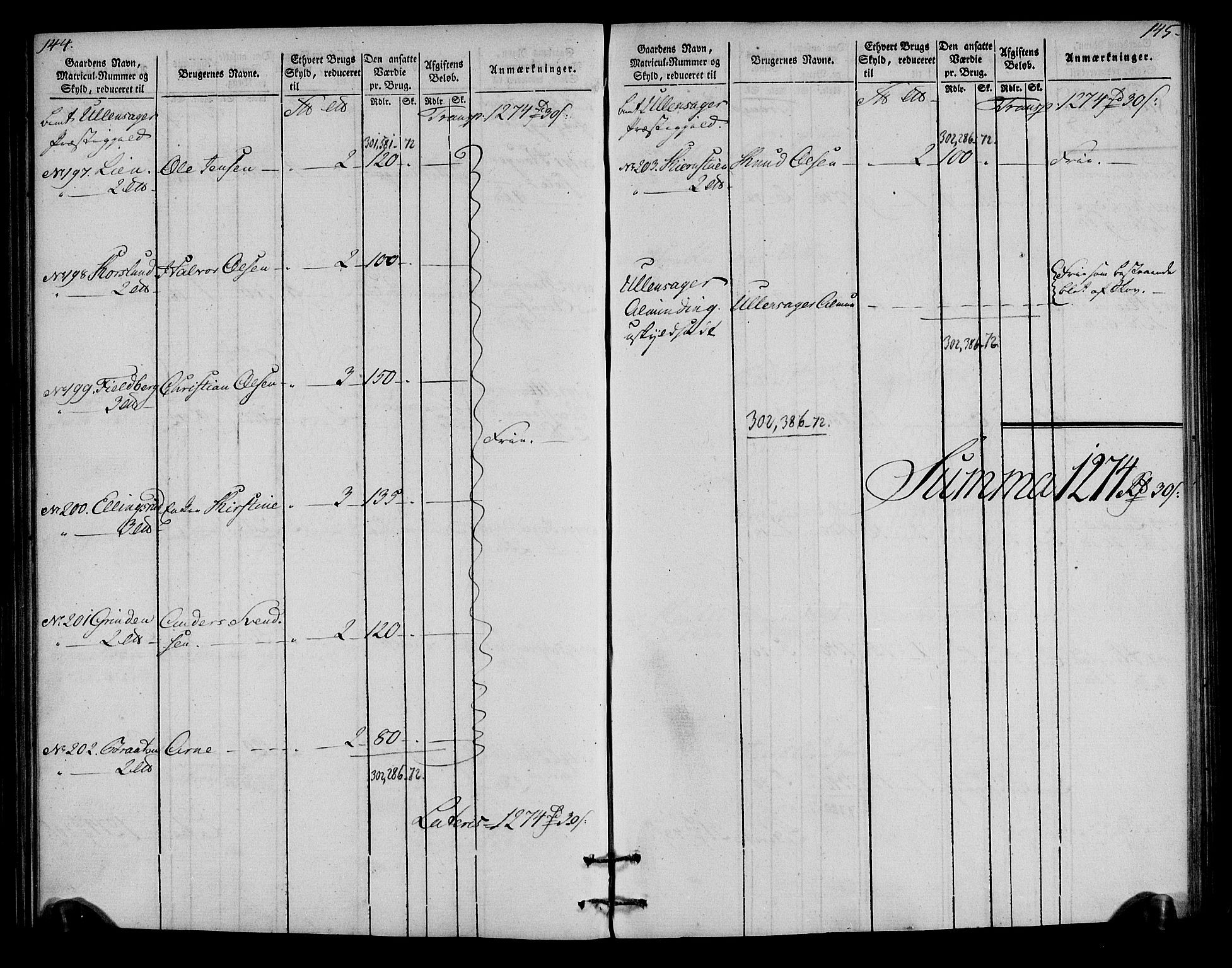 Rentekammeret inntil 1814, Realistisk ordnet avdeling, AV/RA-EA-4070/N/Ne/Nea/L0023: Øvre Romerike fogderi. Oppebørselsregister, 1803-1804, s. 74