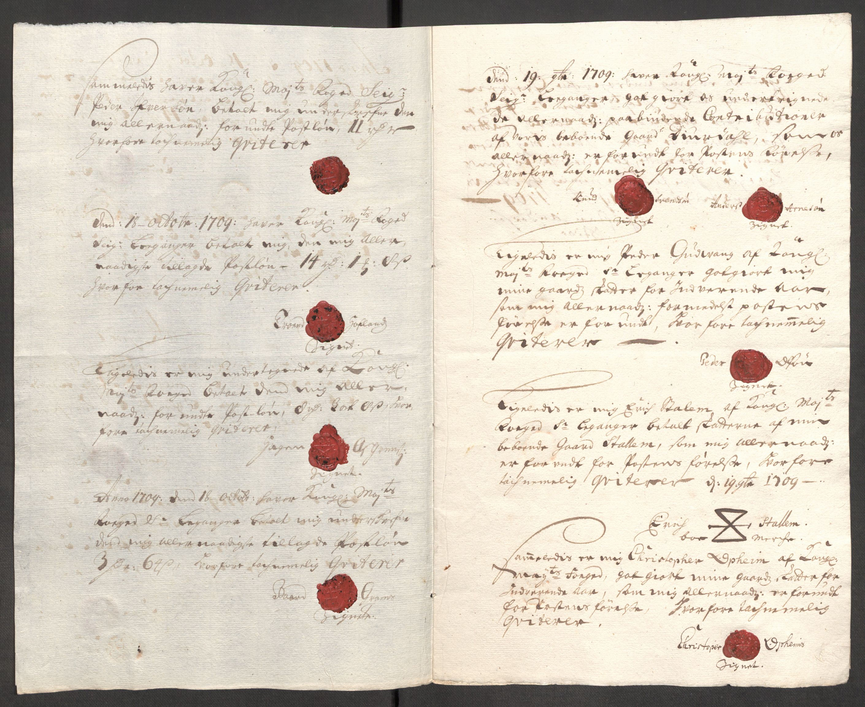 Rentekammeret inntil 1814, Reviderte regnskaper, Fogderegnskap, RA/EA-4092/R52/L3316: Fogderegnskap Sogn, 1709-1710, s. 172