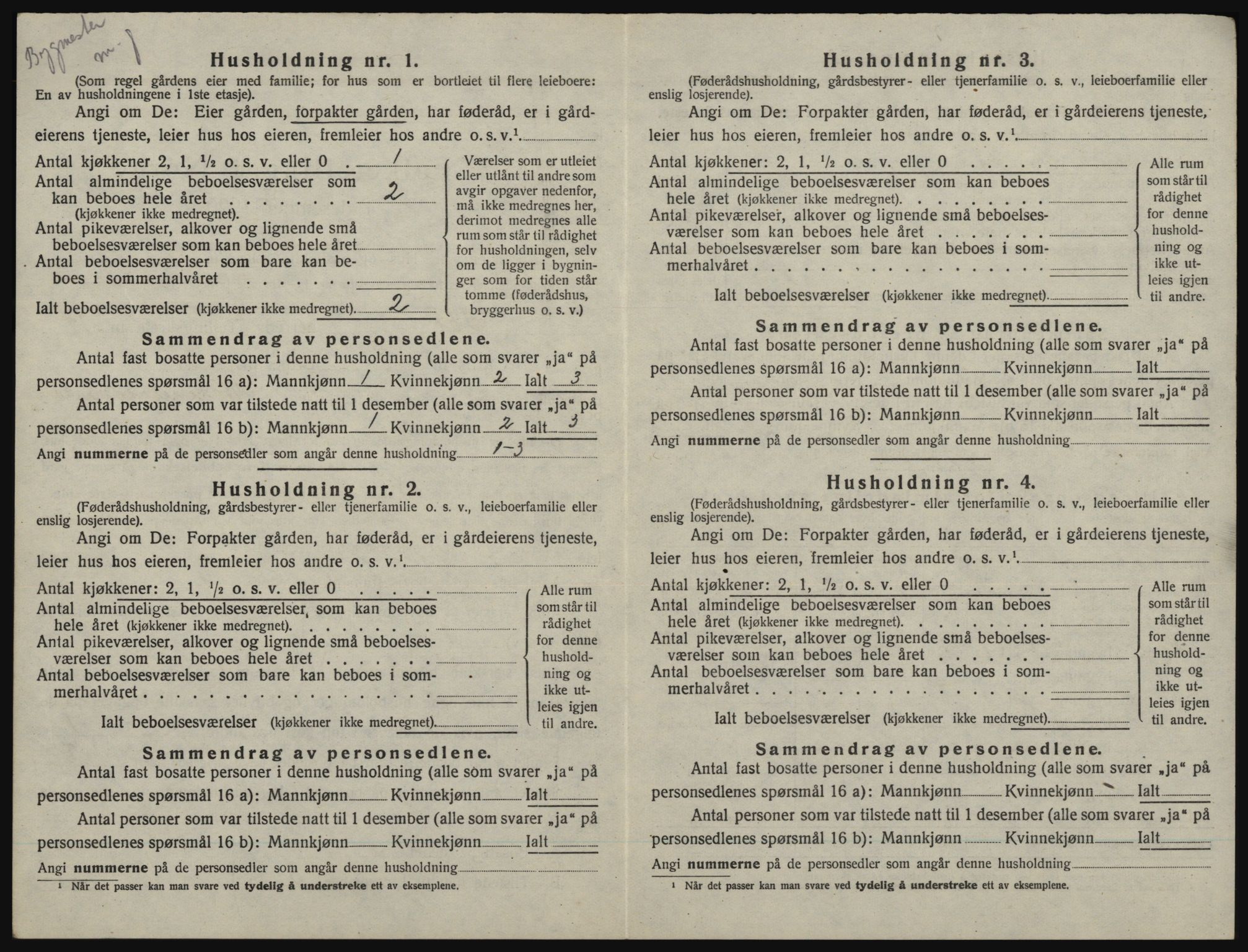 SAO, Folketelling 1920 for 0117 Idd herred, 1920, s. 1921