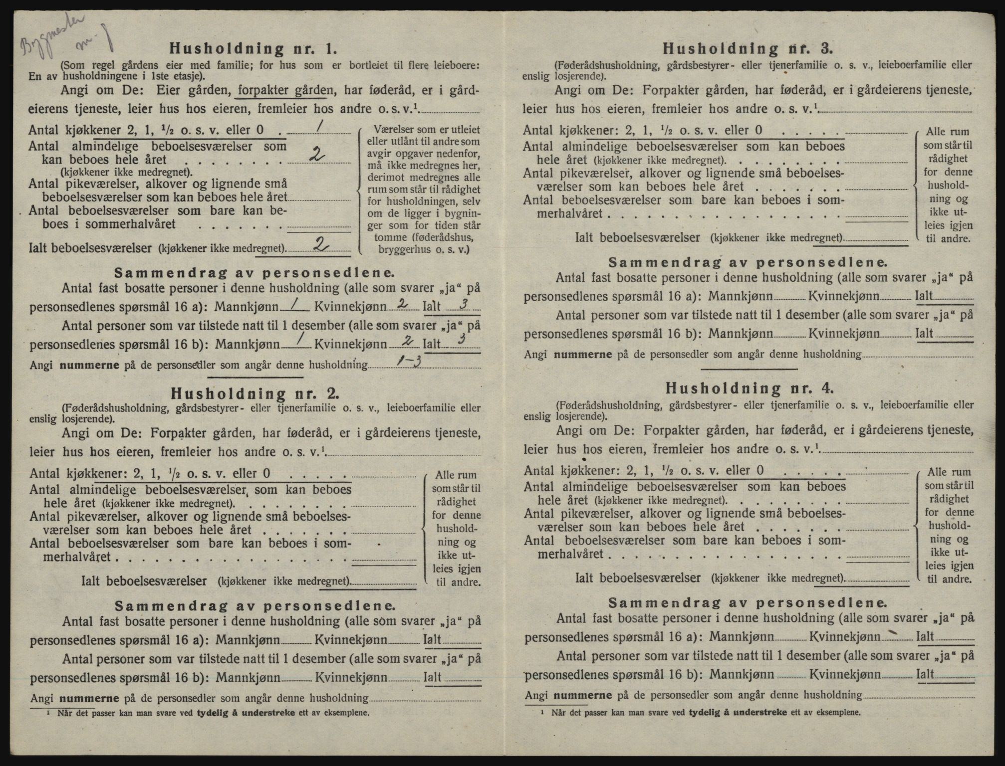 SAO, Folketelling 1920 for 0117 Idd herred, 1920, s. 1921