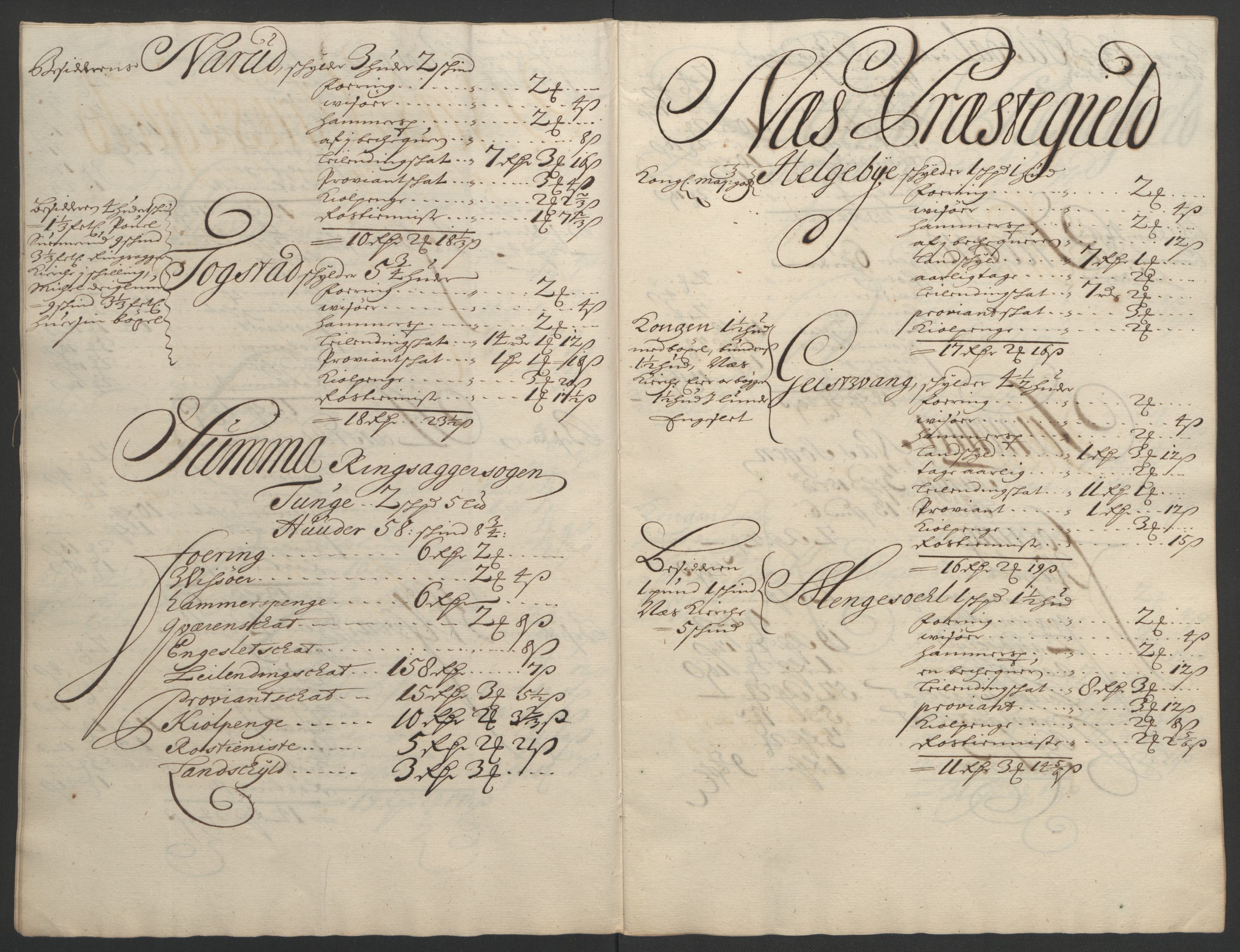 Rentekammeret inntil 1814, Reviderte regnskaper, Fogderegnskap, RA/EA-4092/R16/L1036: Fogderegnskap Hedmark, 1695-1696, s. 125