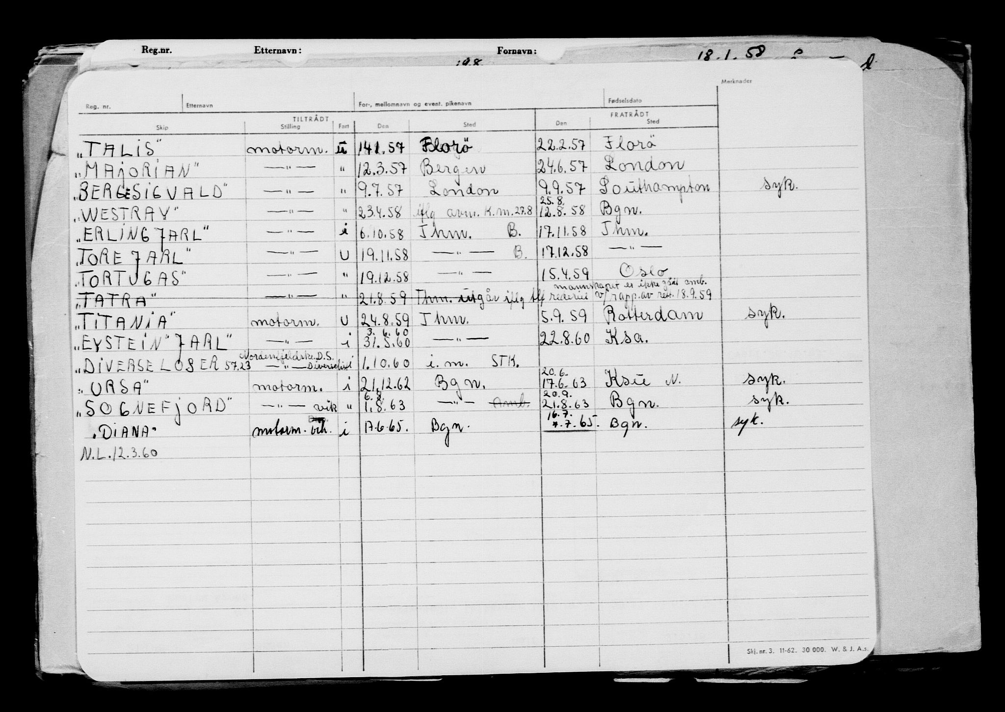 Direktoratet for sjømenn, AV/RA-S-3545/G/Gb/L0158: Hovedkort, 1918, s. 38