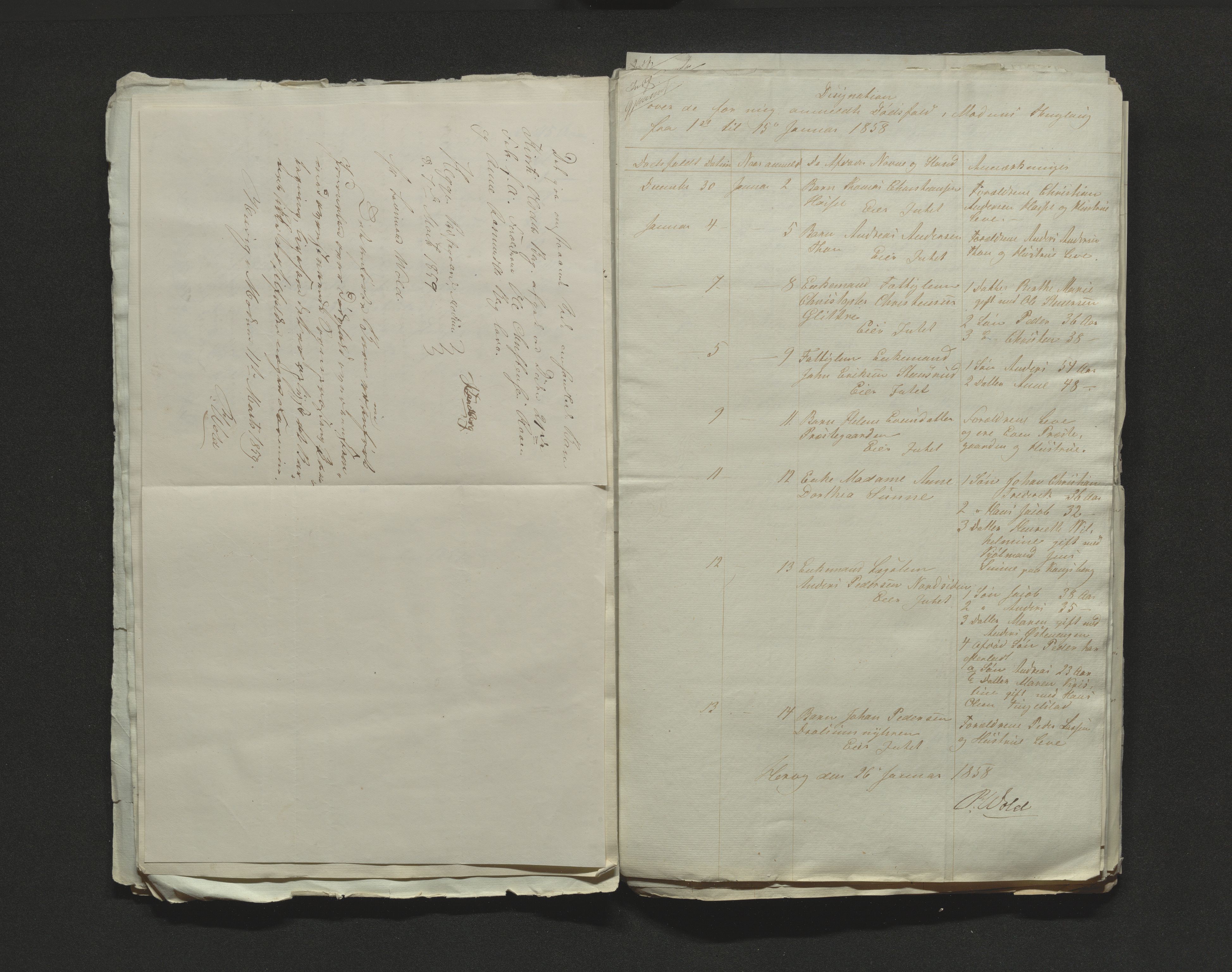 Eiker, Modum og Sigdal sorenskriveri, AV/SAKO-A-123/H/Ha/Hab/L0010: Dødsfallsmeldinger, 1858-1861, s. 43