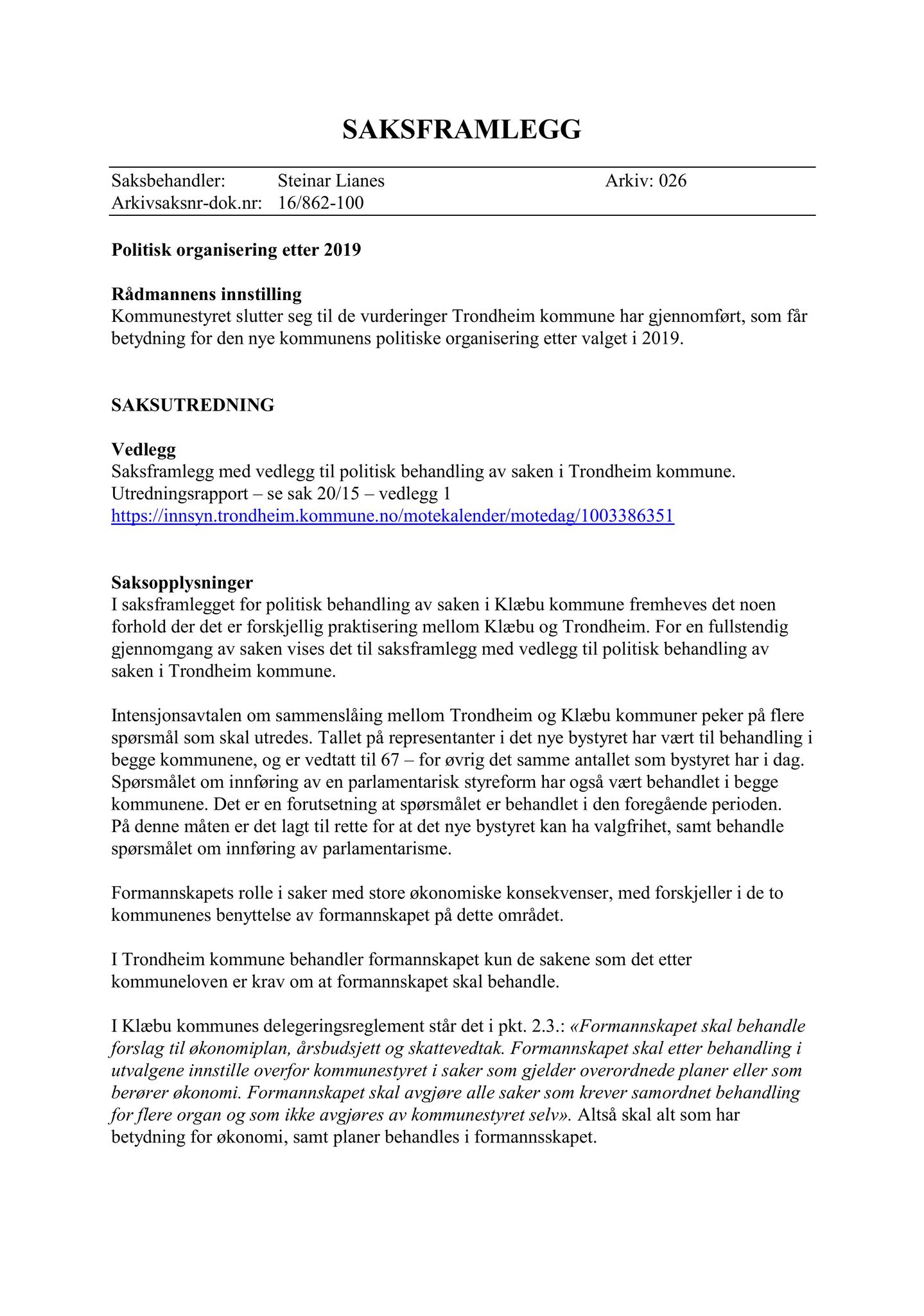 Klæbu Kommune, TRKO/KK/05-UOm/L009: Utvalg for omsorg - Møtedokumenter, 2018, s. 159