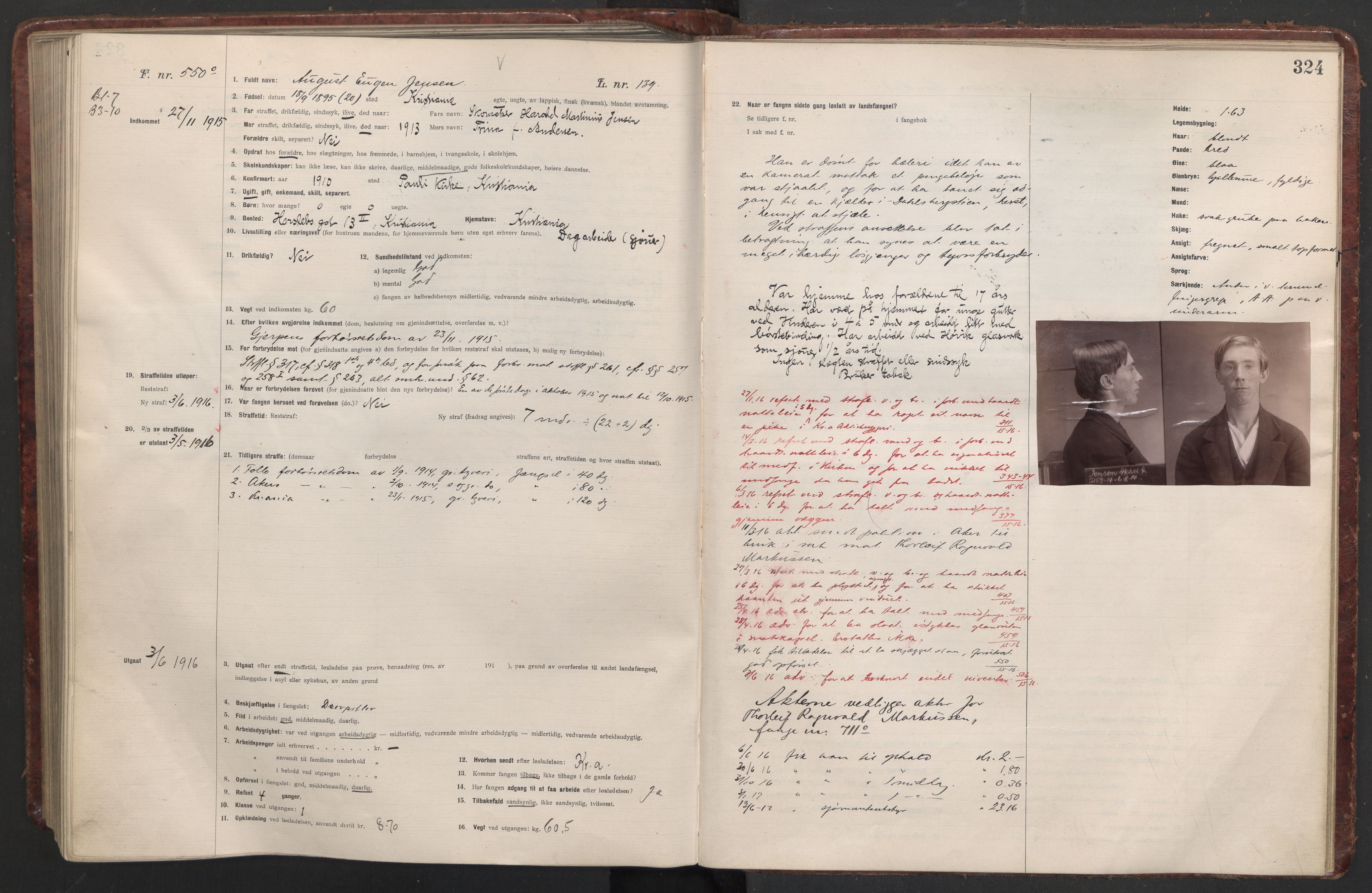 Botsfengslet, AV/RA-S-1539/D/Db/Dbb/L0047: 228o - 563o, 1914-1915, s. 324