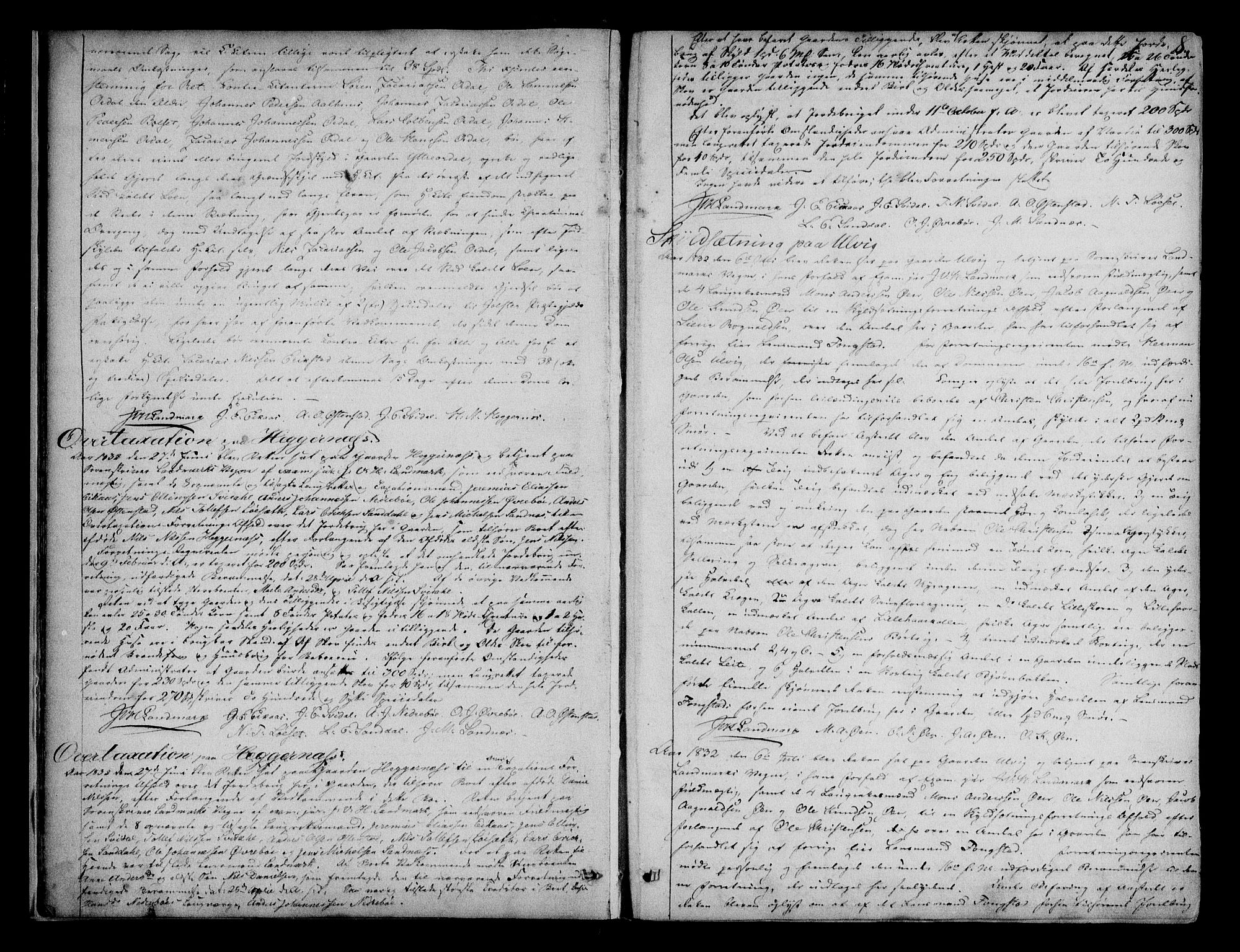 Sunnfjord tingrett, AV/SAB-A-3201/1/F/Fb/Fba/L0019: Ekstrarettsprotokoll, 1832-1838, s. 7b-8a