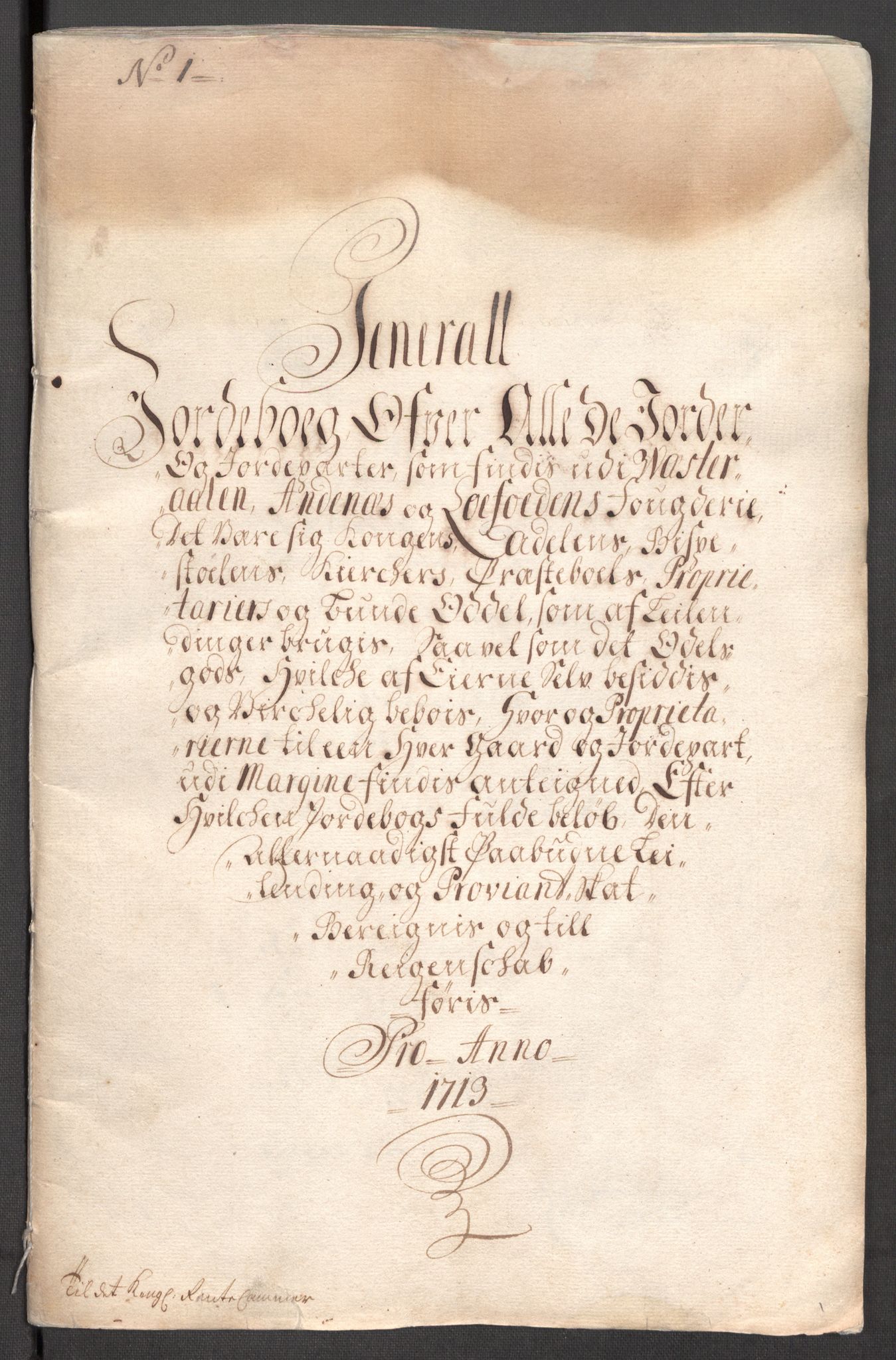 Rentekammeret inntil 1814, Reviderte regnskaper, Fogderegnskap, RA/EA-4092/R67/L4679: Fogderegnskap Vesterålen, Andenes og Lofoten, 1711-1713, s. 90