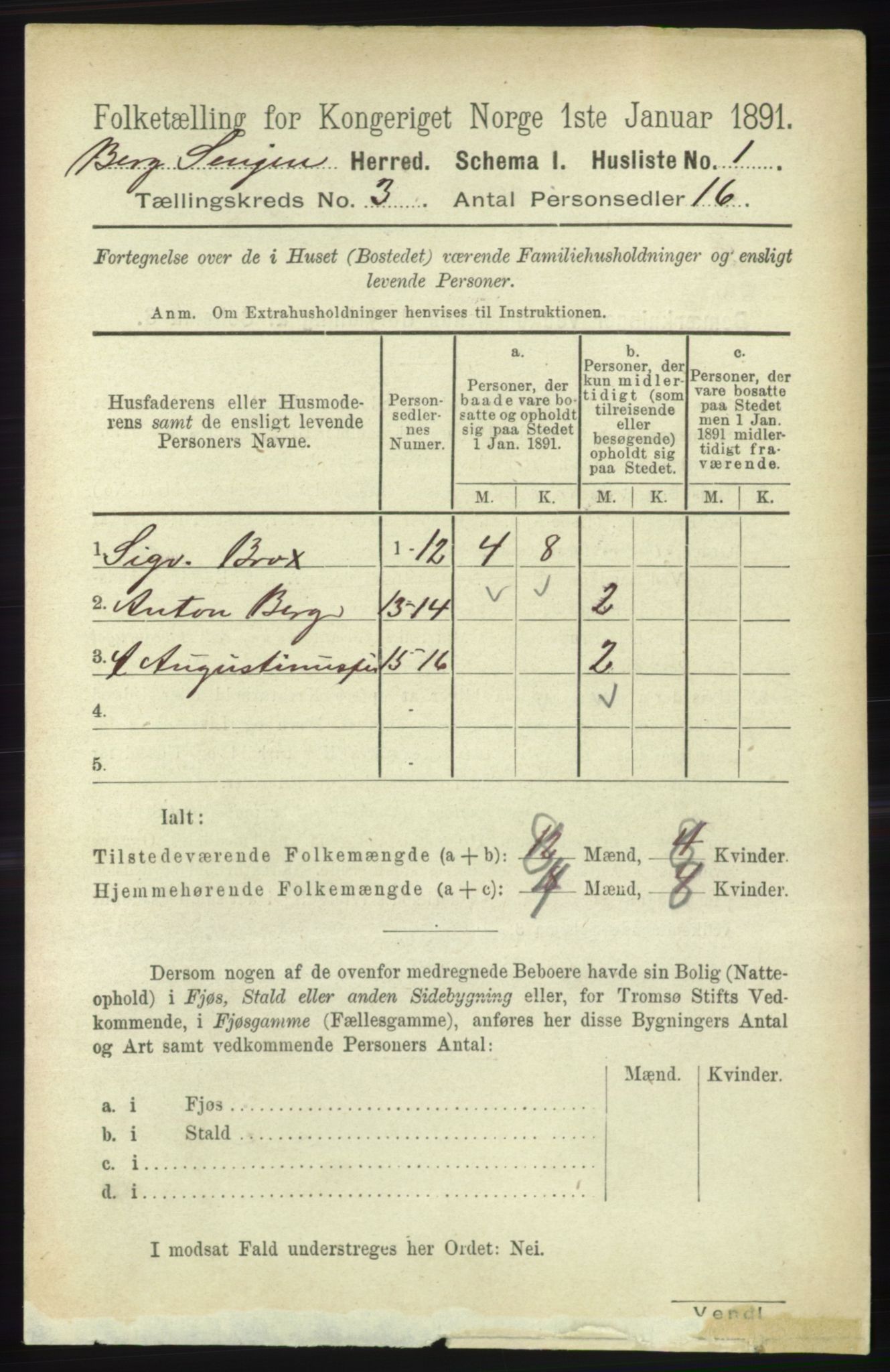 RA, Folketelling 1891 for 1929 Berg herred, 1891, s. 972