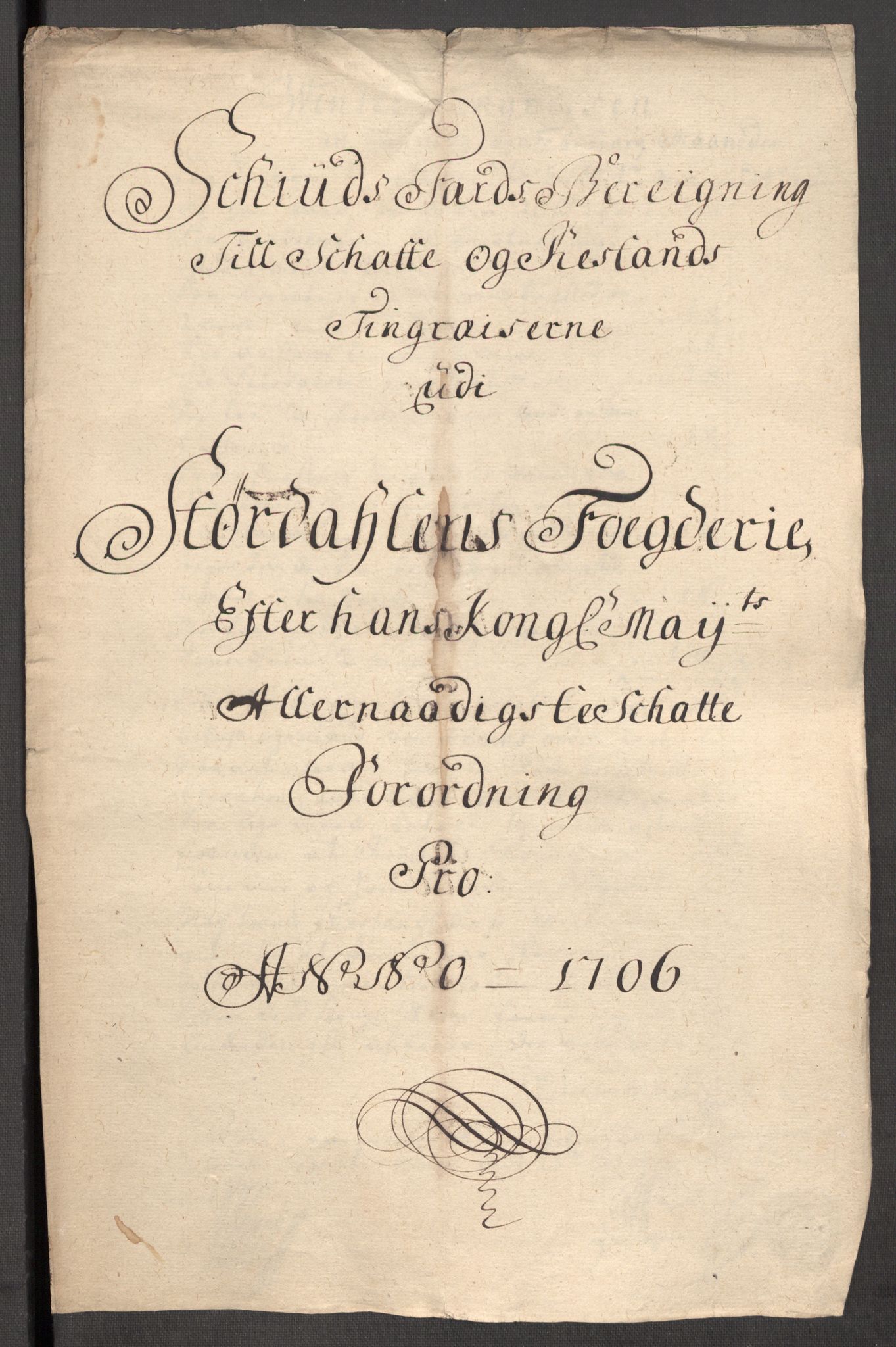 Rentekammeret inntil 1814, Reviderte regnskaper, Fogderegnskap, AV/RA-EA-4092/R62/L4196: Fogderegnskap Stjørdal og Verdal, 1705-1706, s. 552