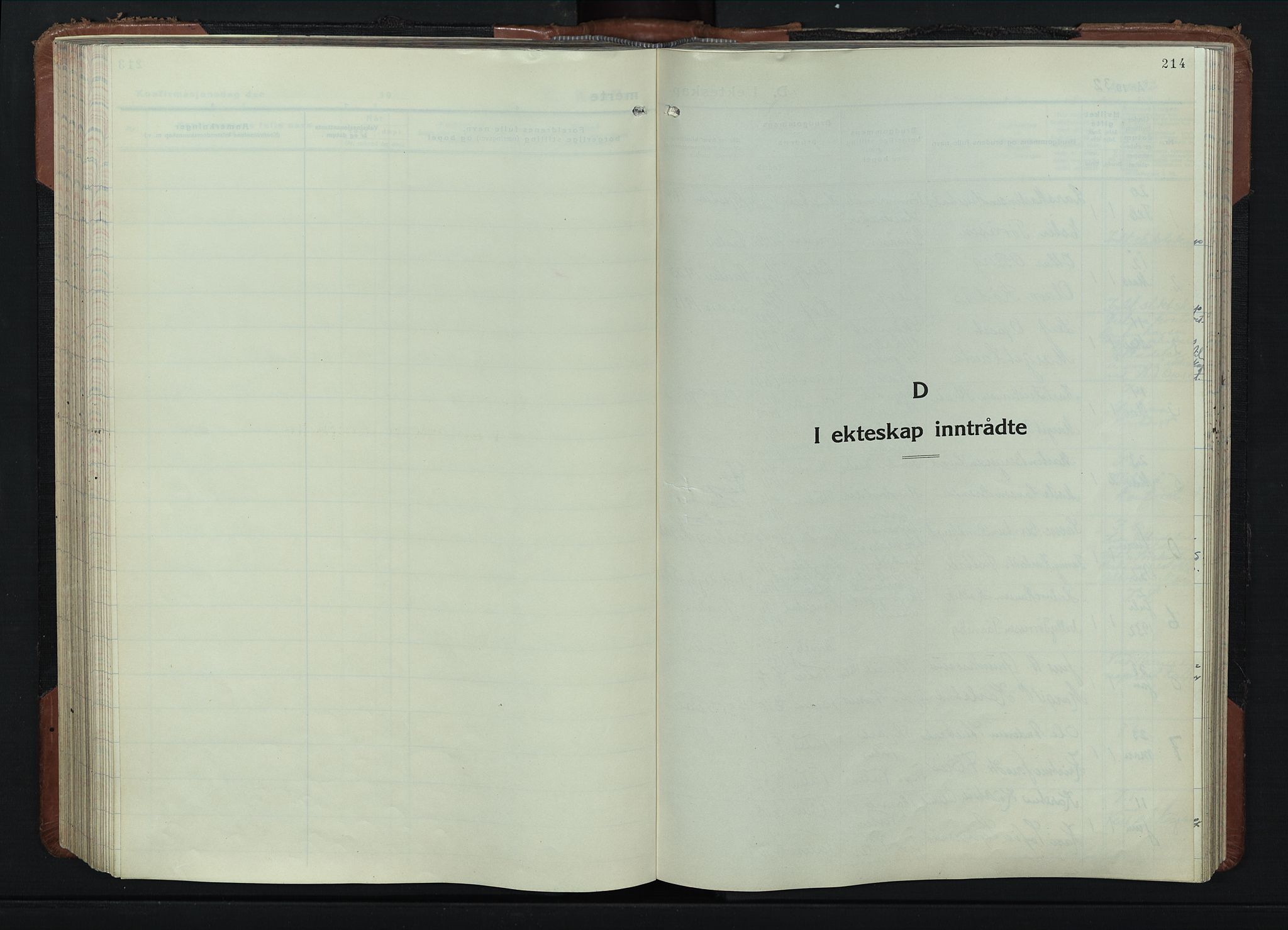 Våler prestekontor, Hedmark, SAH/PREST-040/H/Ha/Hab/L0006: Klokkerbok nr. 6, 1932-1956, s. 214