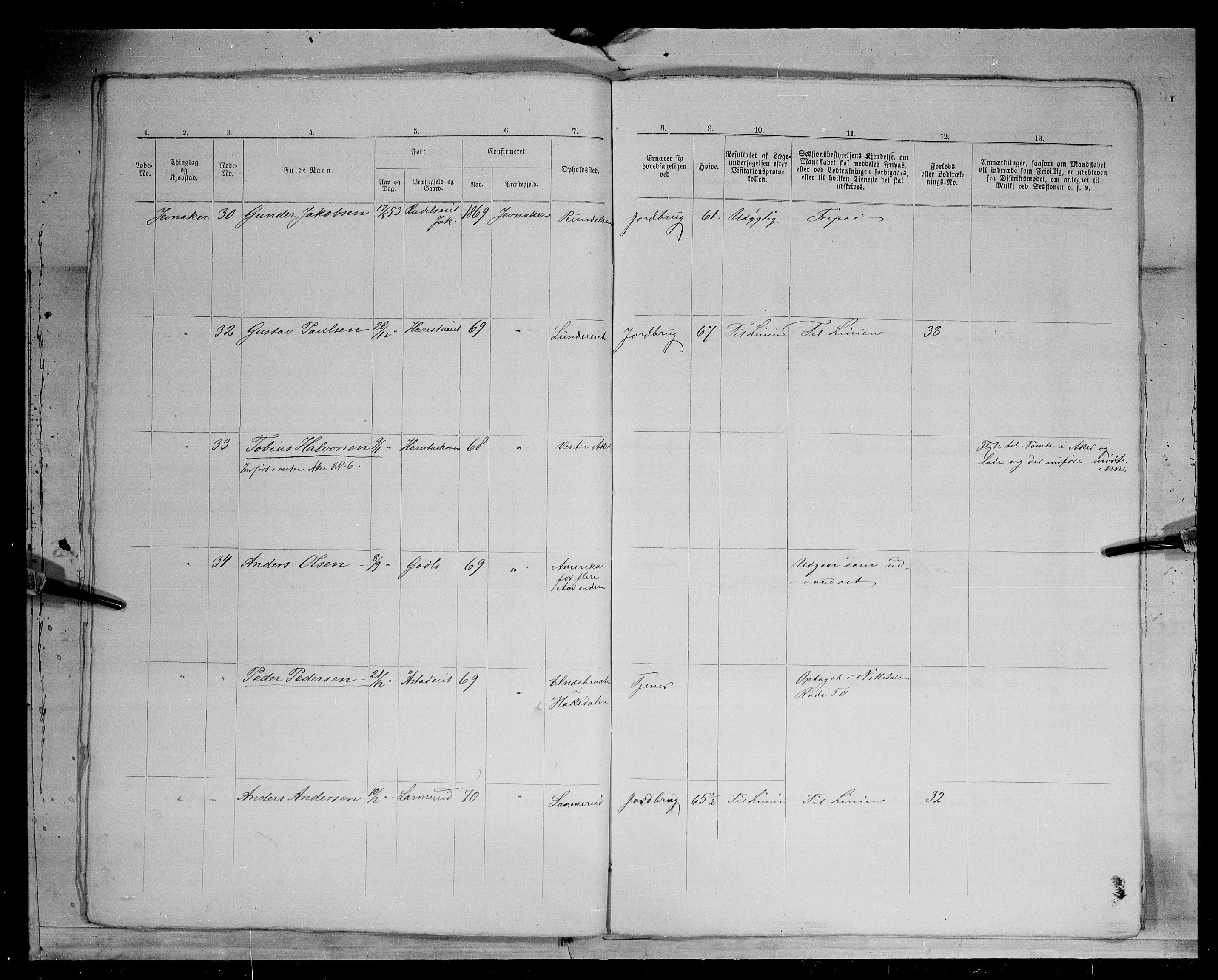 Fylkesmannen i Oppland, AV/SAH-FYO-002/1/K/Kg/L1166: Gran og Jevnaker, 1860-1879, s. 8446