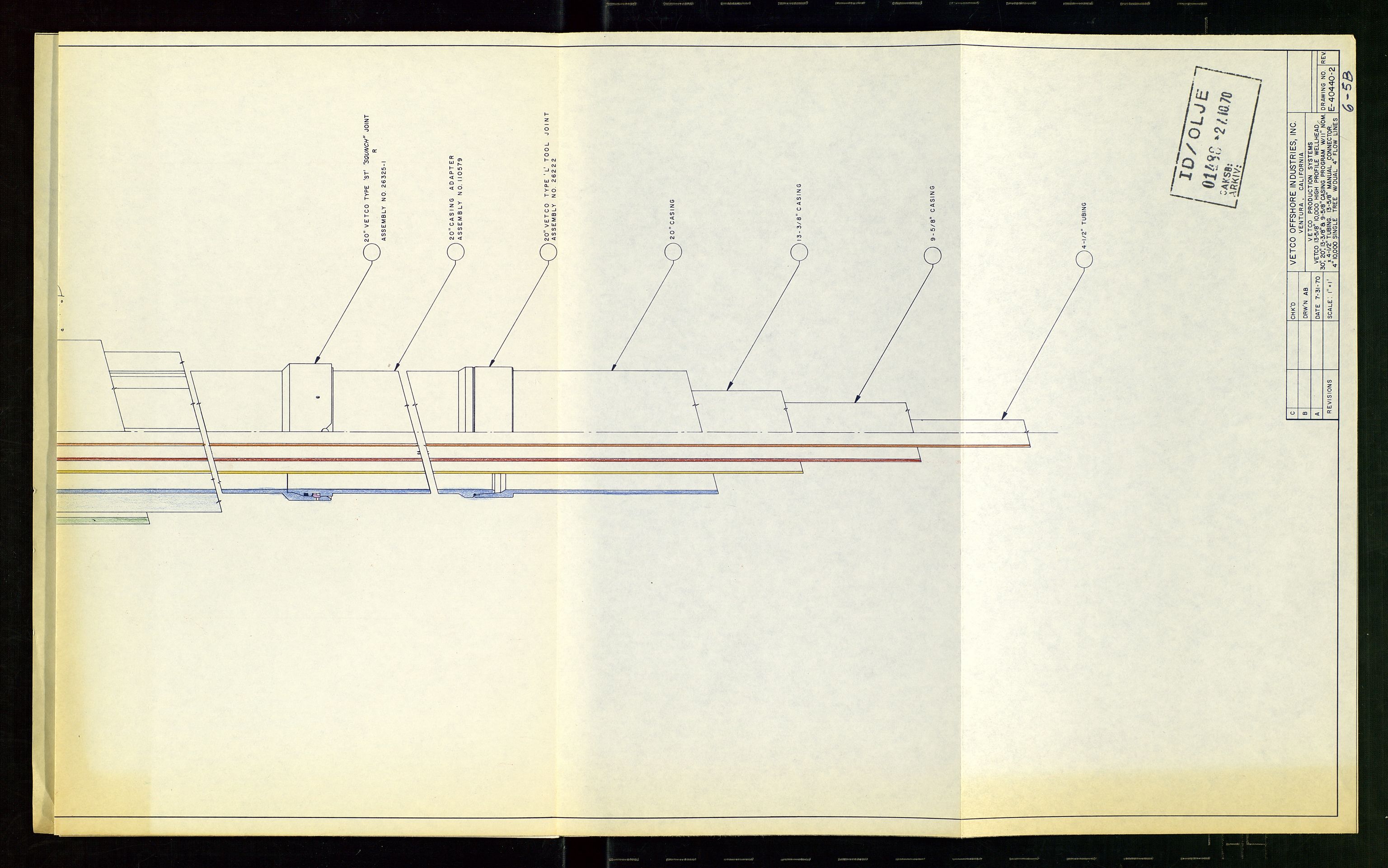 Industridepartementet, Oljekontoret, AV/SAST-A-101348/Dc/L0003: Ekofisk prosjekt, utbygging av Ekofiskfeltet, diverse, 1970-1972