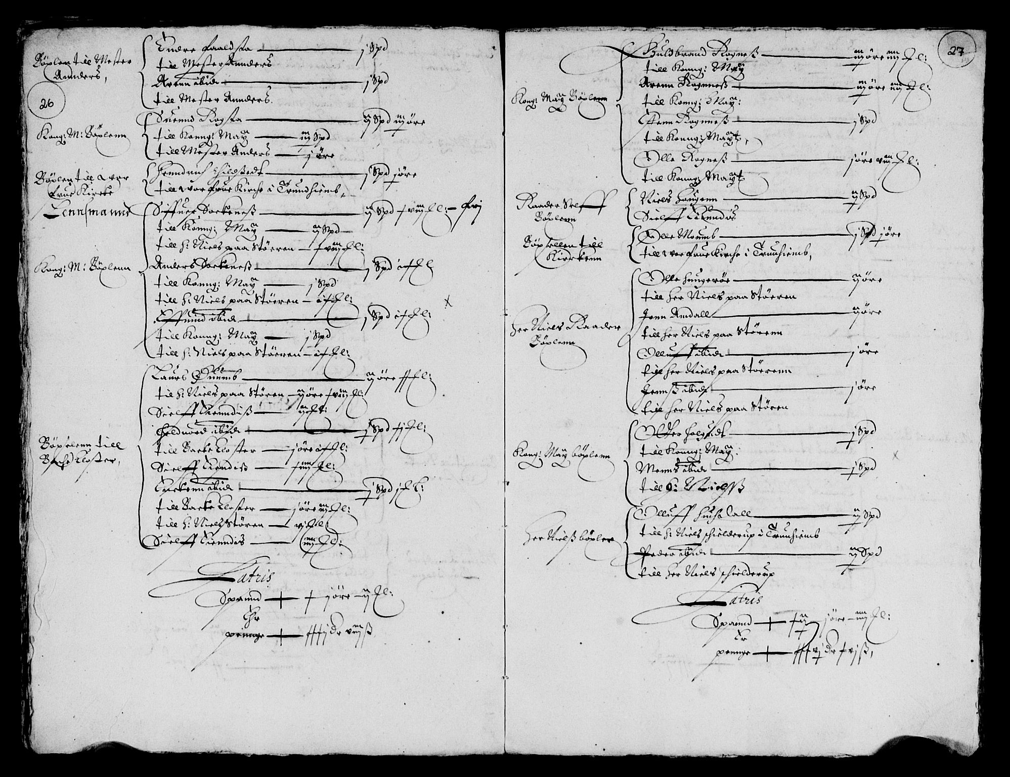 Rentekammeret inntil 1814, Reviderte regnskaper, Lensregnskaper, AV/RA-EA-5023/R/Rb/Rbw/L0091: Trondheim len, 1647