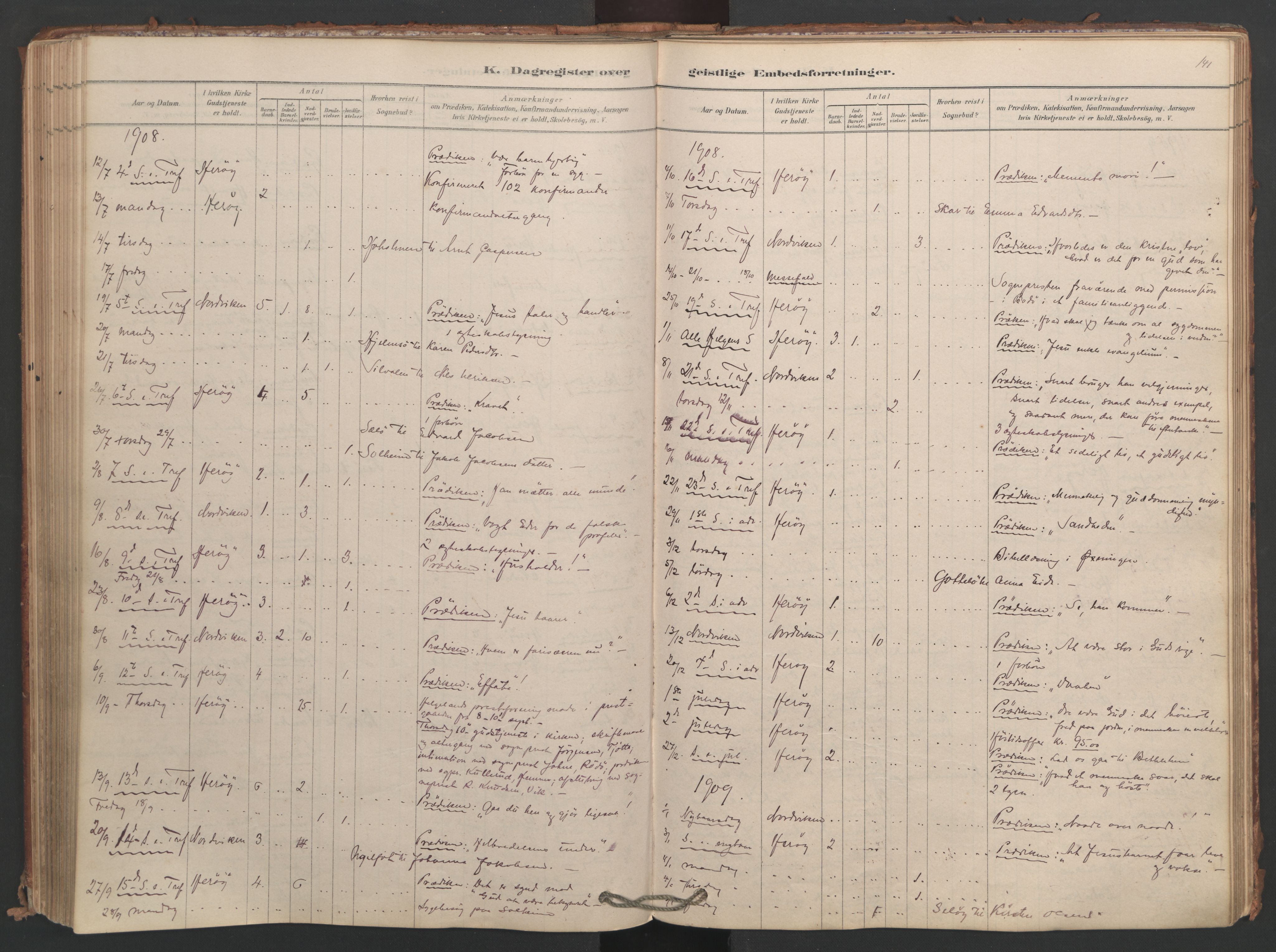 Ministerialprotokoller, klokkerbøker og fødselsregistre - Nordland, AV/SAT-A-1459/834/L0509: Ministerialbok nr. 834A07, 1878-1937, s. 141
