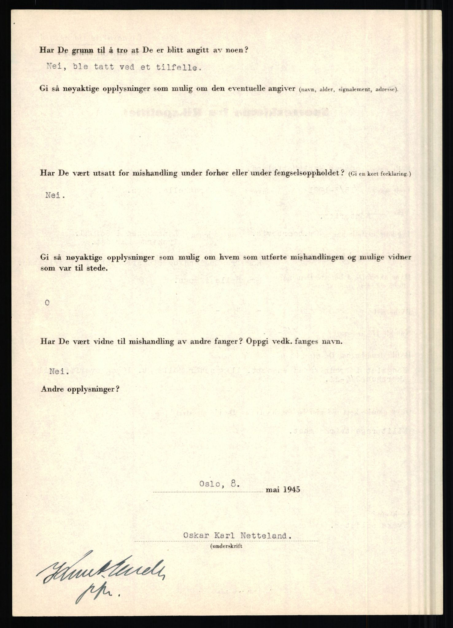 Rikspolitisjefen, AV/RA-S-1560/L/L0012: Mogensen, Øivind - Noraas, Lars, 1940-1945, s. 483