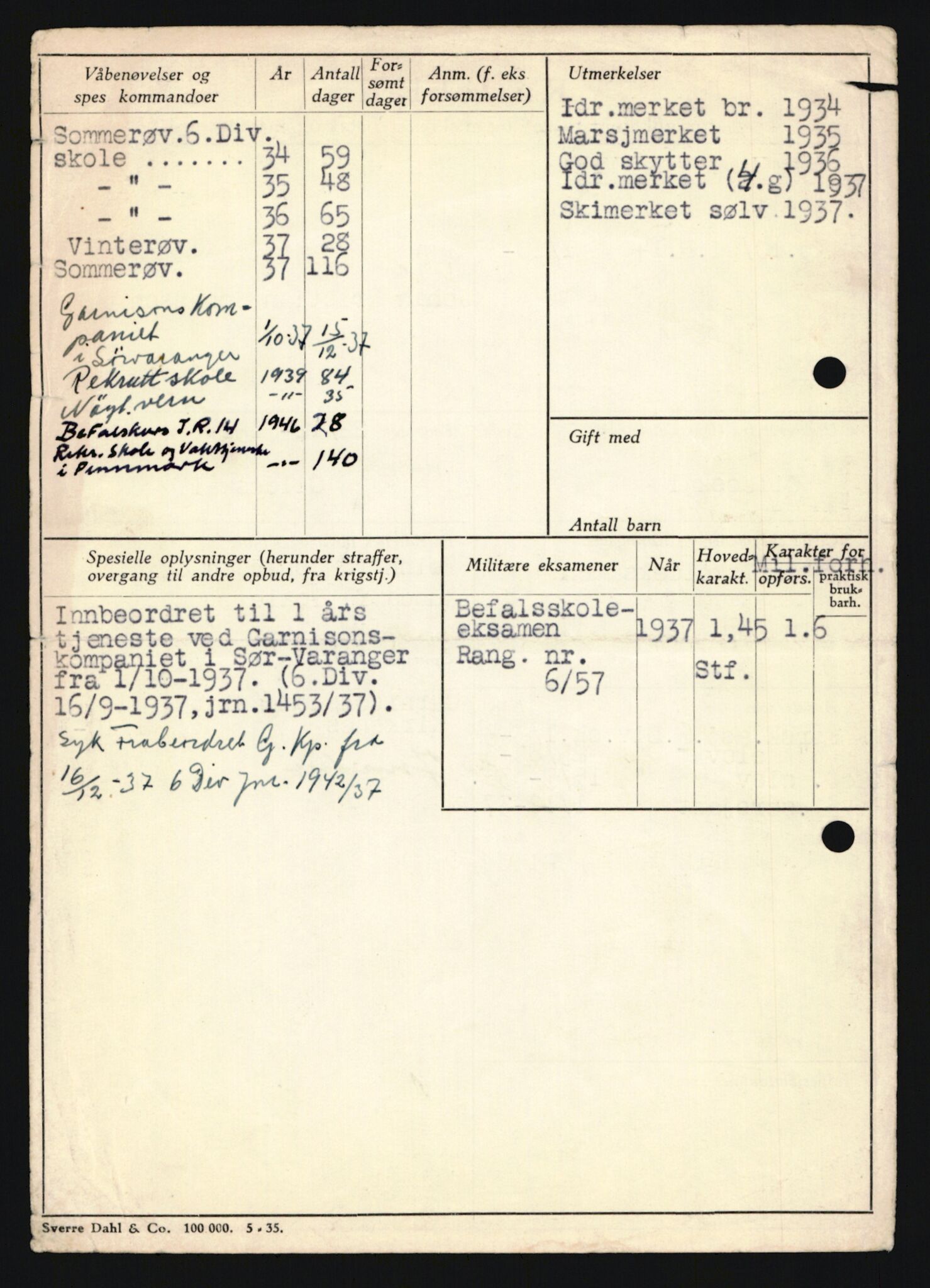 Forsvaret, Sør-Hålogaland landforsvar, AV/RA-RAFA-2552/P/Pa/L0302: Personellmapper for slettet personell, yrkesbefal og vernepliktig befal, født 1913-1916, 1932-1976, s. 210