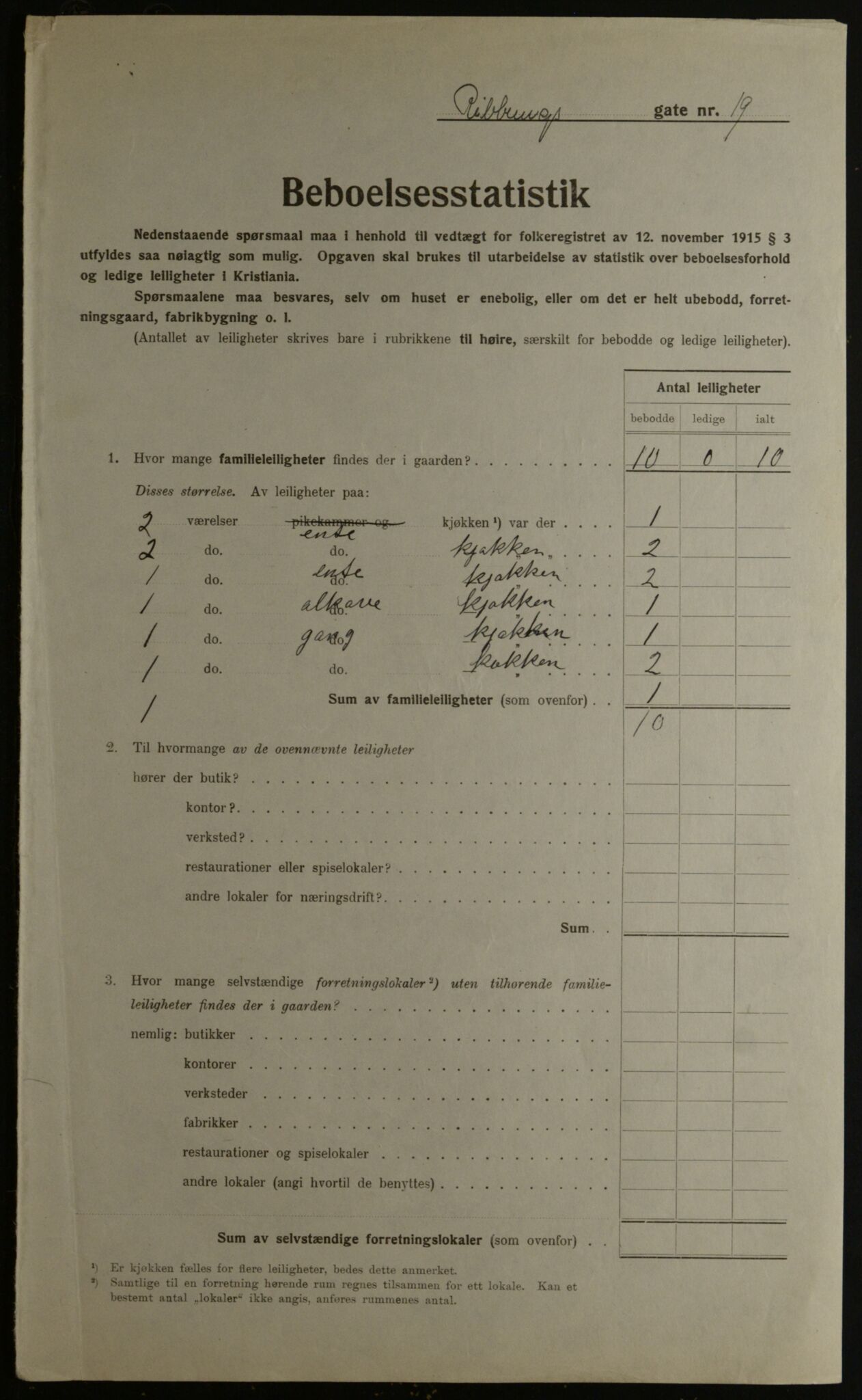 OBA, Kommunal folketelling 1.12.1923 for Kristiania, 1923, s. 91708