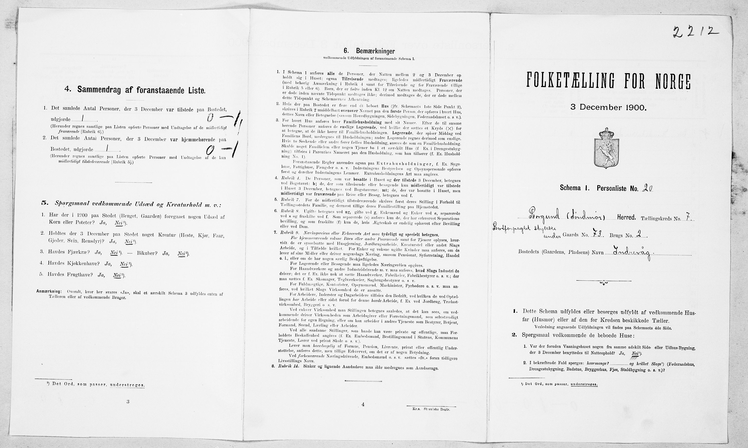 SAT, Folketelling 1900 for 1531 Borgund herred, 1900, s. 801