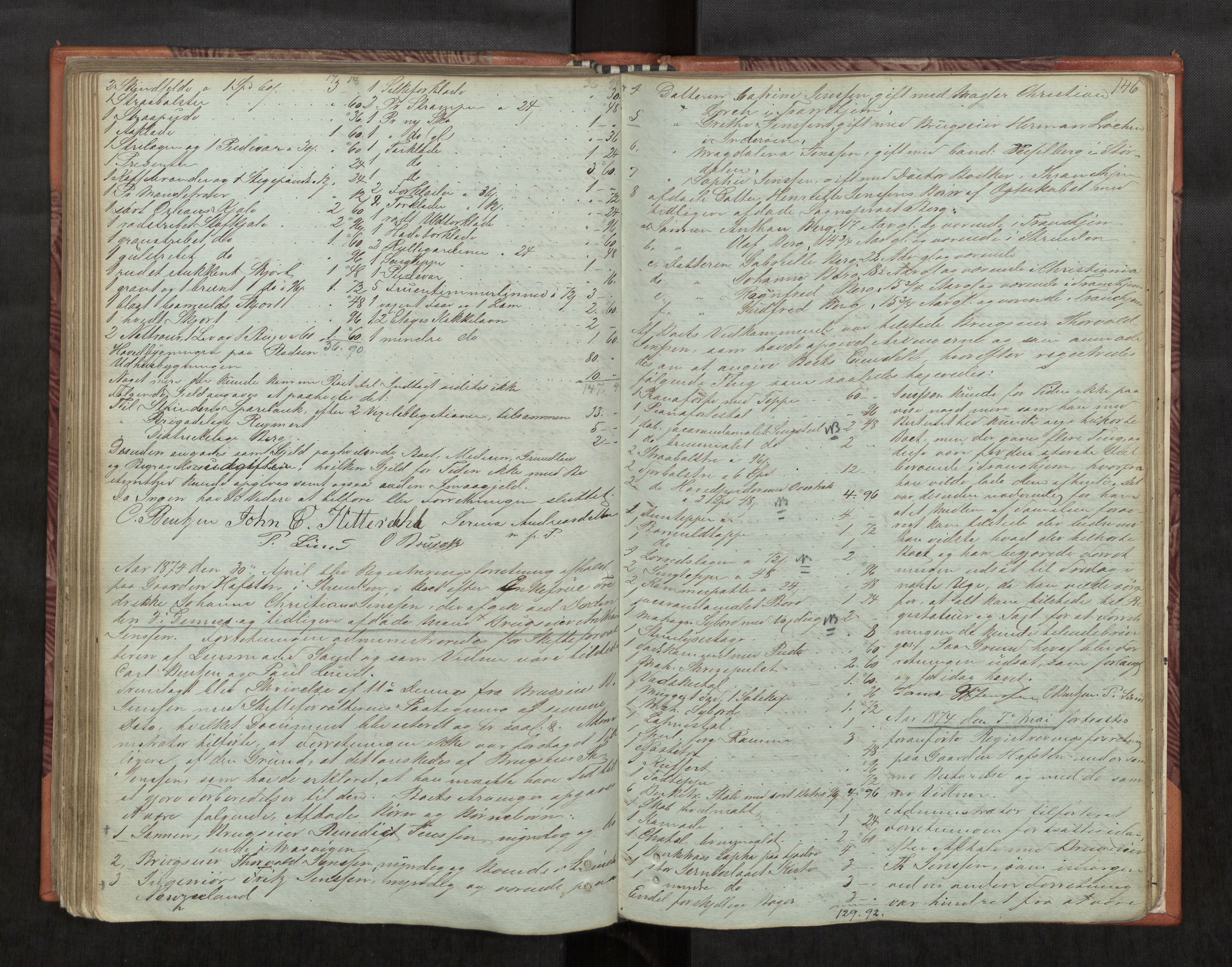 Strinda og Selbu sorenskriveri, AV/SAT-A-0015/3/3C/L0002: Skifteregistreringsprot.  for Strinda tinglag, 1853-1880, s. 146
