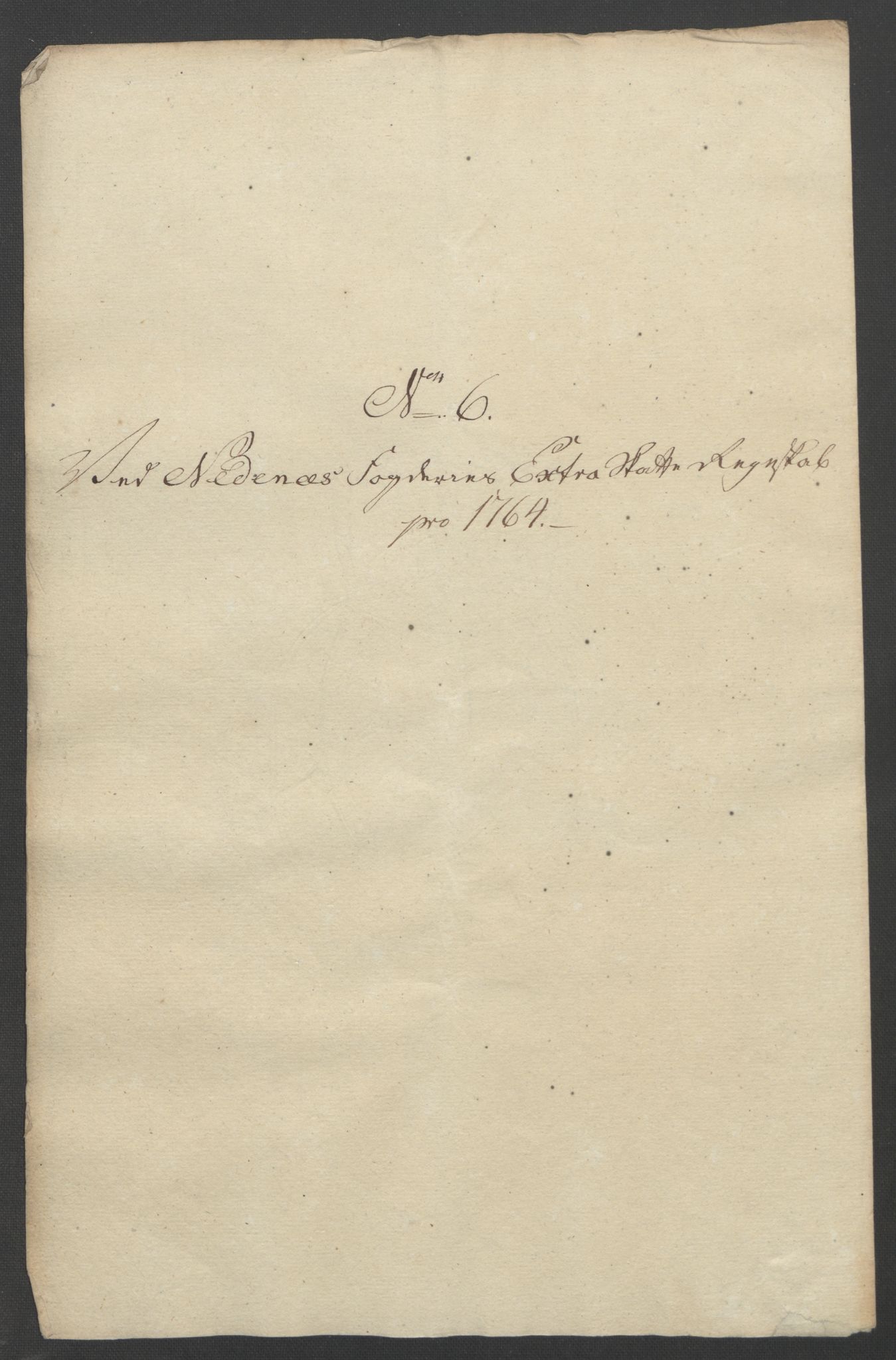 Rentekammeret inntil 1814, Reviderte regnskaper, Fogderegnskap, RA/EA-4092/R39/L2424: Ekstraskatten Nedenes, 1762-1767, s. 106