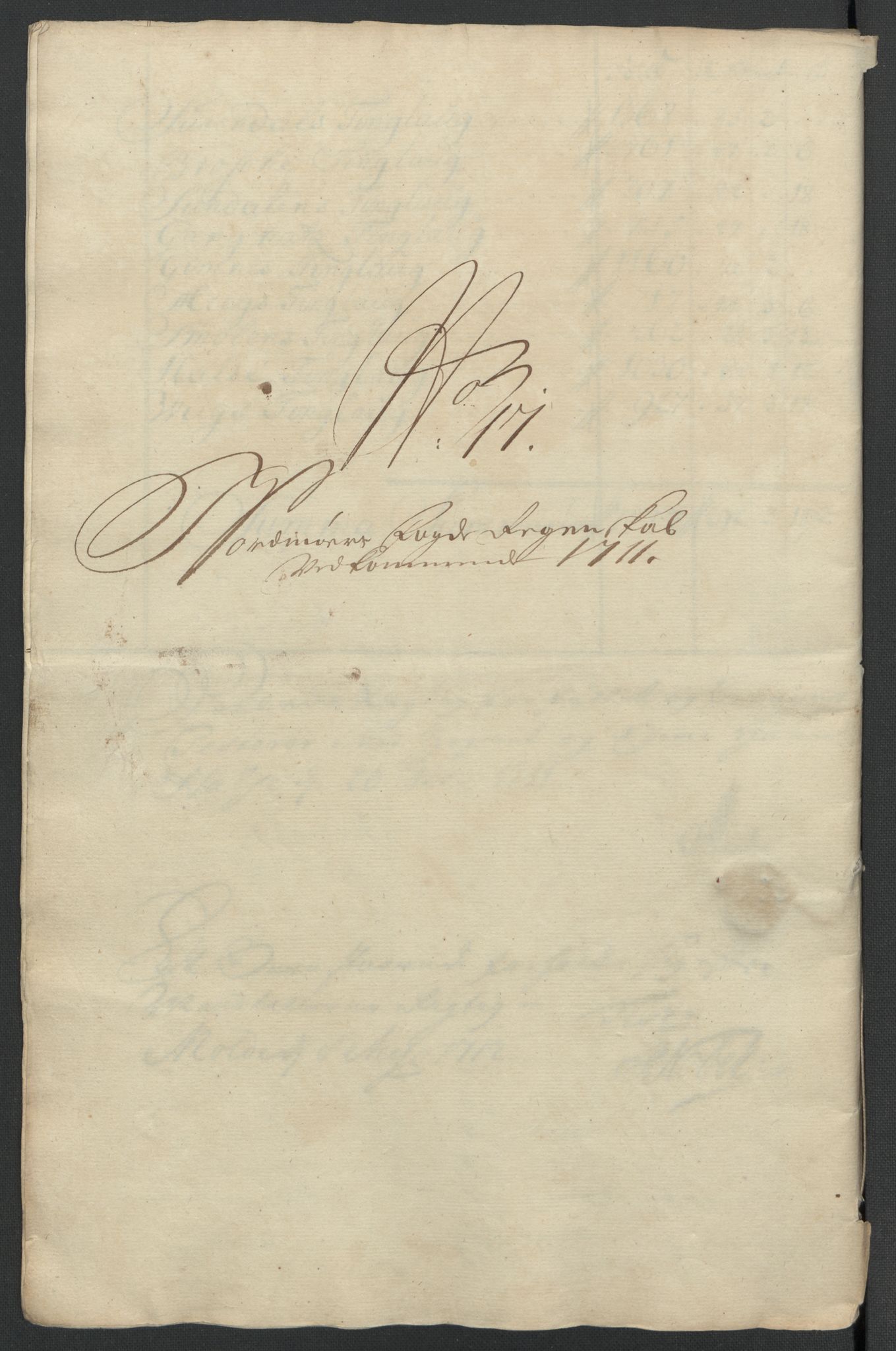 Rentekammeret inntil 1814, Reviderte regnskaper, Fogderegnskap, AV/RA-EA-4092/R56/L3745: Fogderegnskap Nordmøre, 1711, s. 329