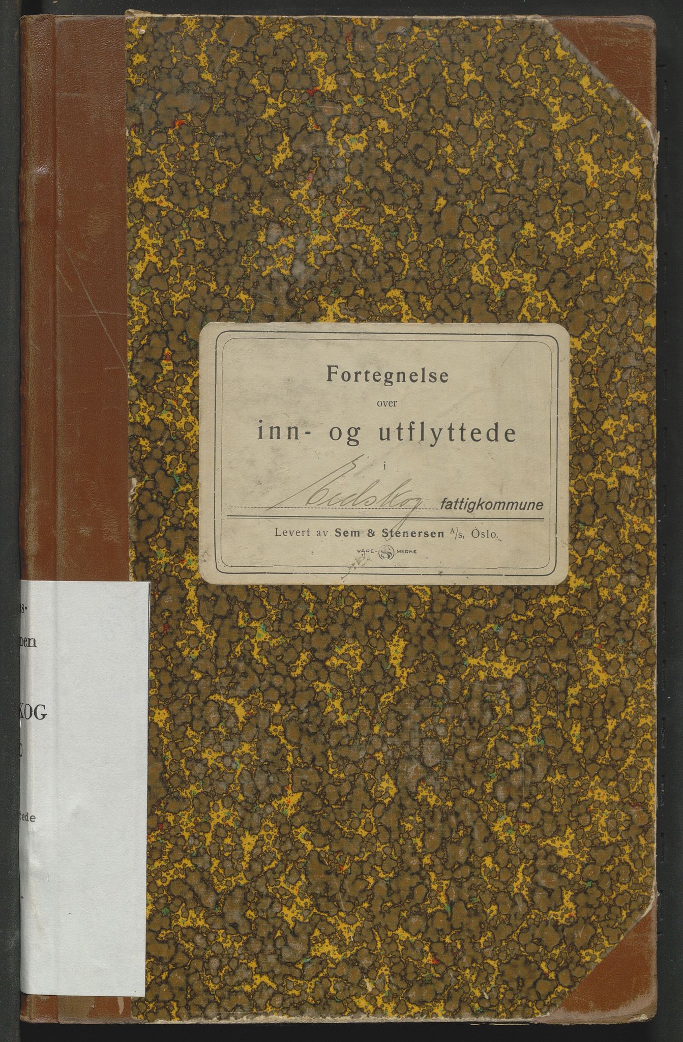 Eidskog lensmannskontor, SAH/LHE-009/L/La/L0001/0003: Protokoller over inn- og utflyttede / Protokoll over inn- og utflyttede, 1941-1943