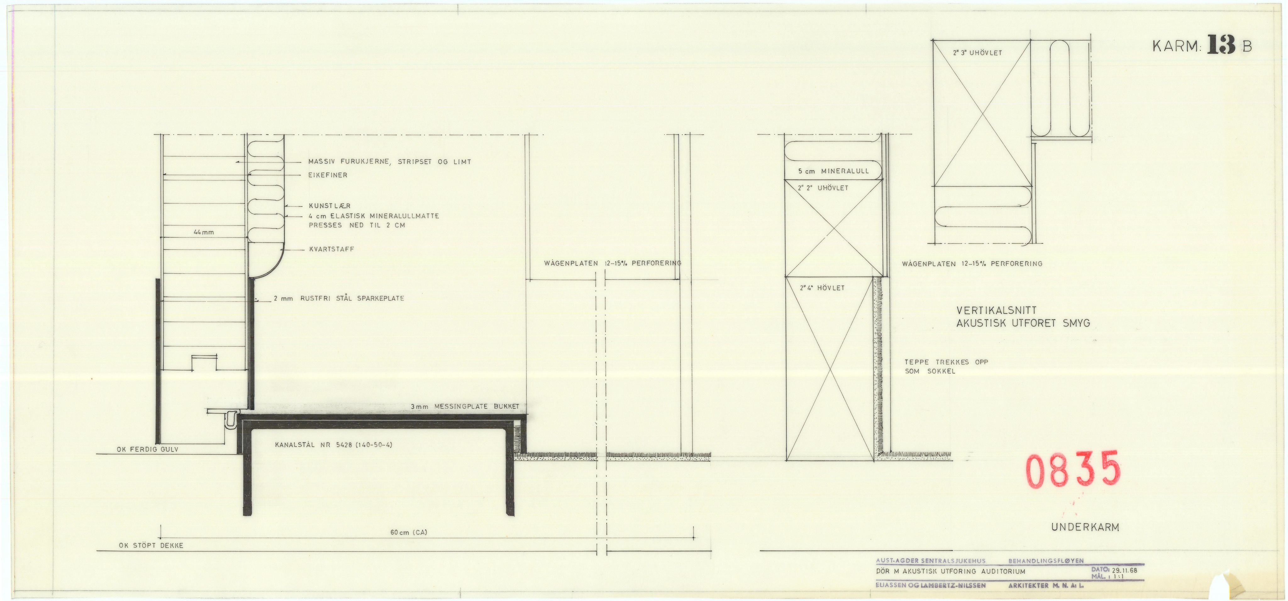 Eliassen og Lambertz-Nilssen Arkitekter, AAKS/PA-2983/T/T02/L0009: Tegningskogger 0835, 1967-1972, s. 33