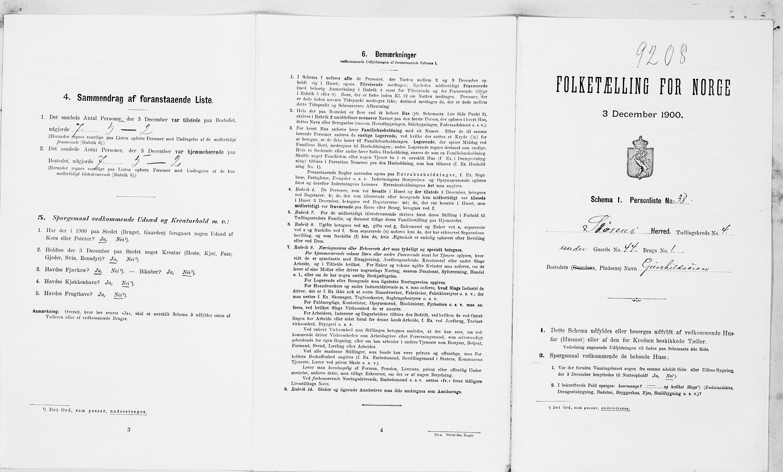 SAT, Folketelling 1900 for 1648 Støren herred, 1900, s. 389