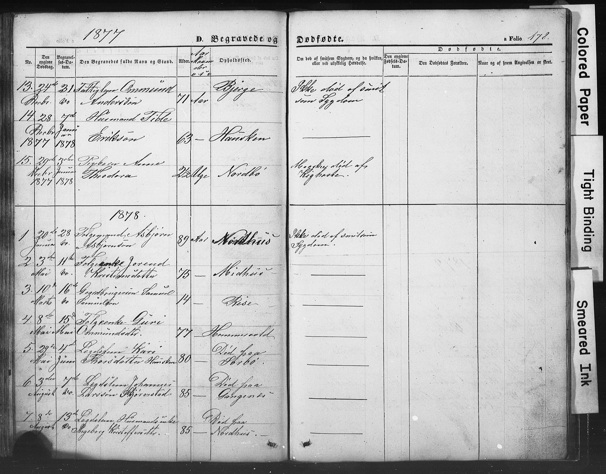 Rennesøy sokneprestkontor, AV/SAST-A -101827/H/Ha/Hab/L0002: Klokkerbok nr. B 2, 1852-1880, s. 178