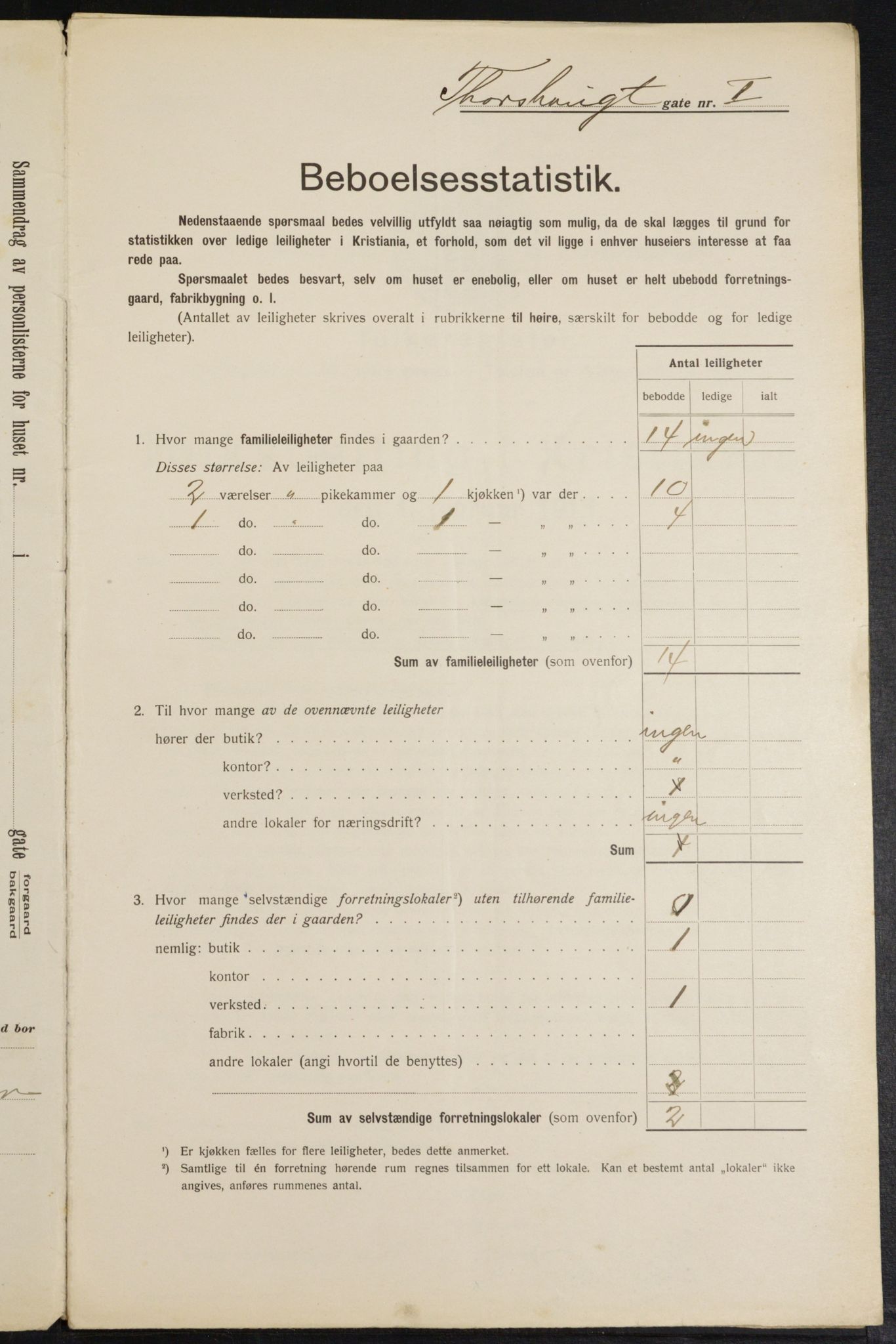 OBA, Kommunal folketelling 1.2.1913 for Kristiania, 1913, s. 114395