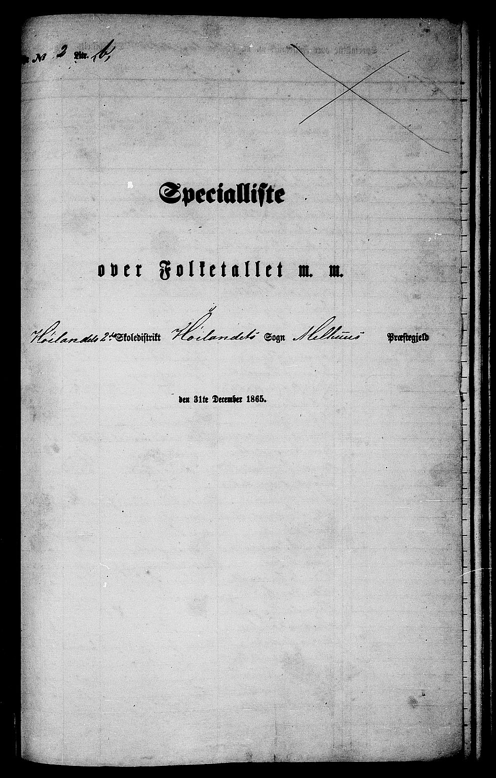 RA, Folketelling 1865 for 1653P Melhus prestegjeld, 1865, s. 191