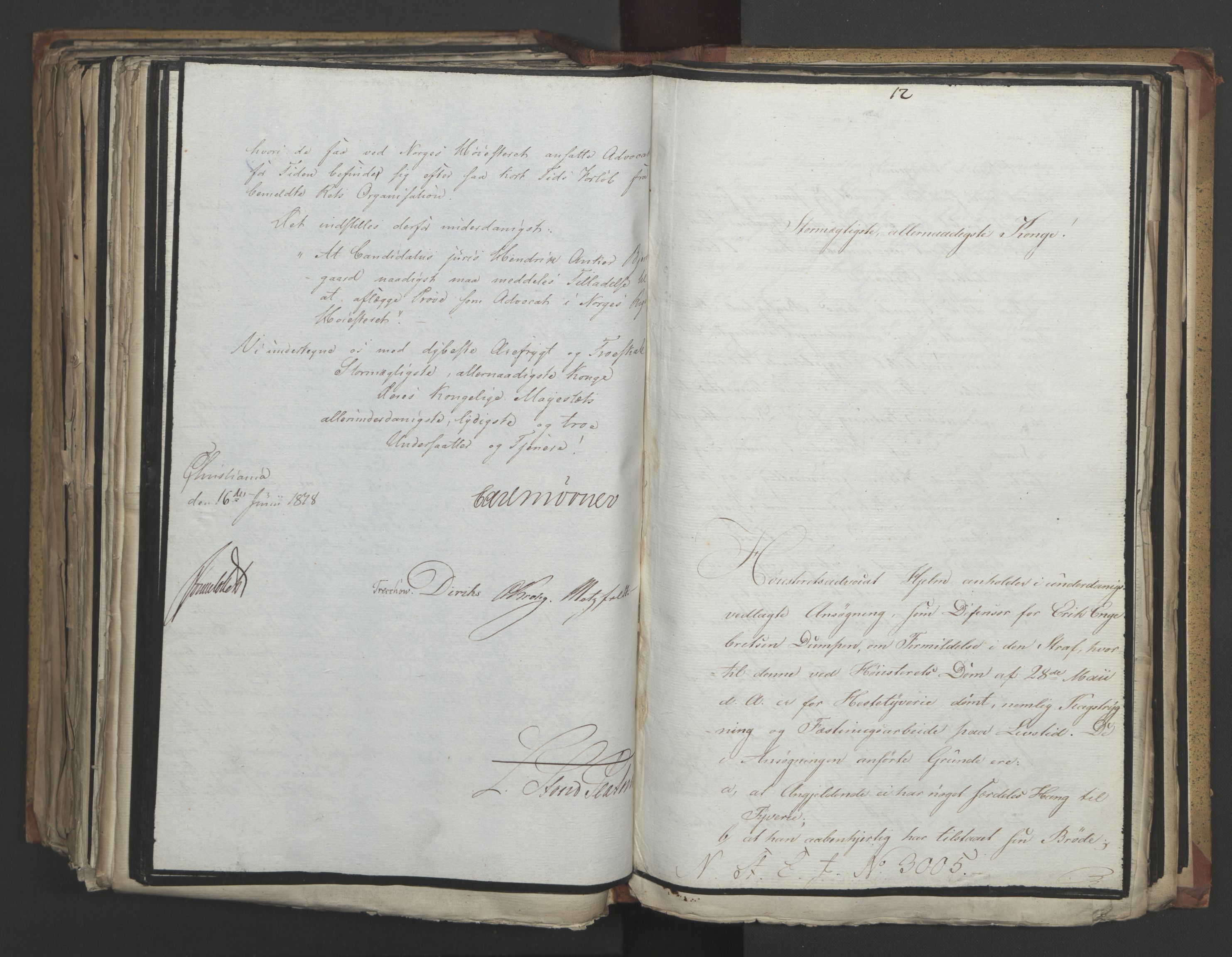 Statsrådsavdelingen i Stockholm, AV/RA-S-1003/D/Da/L0014: Regjeringsinnstillinger nr. 2890-3057, 1818, s. 464