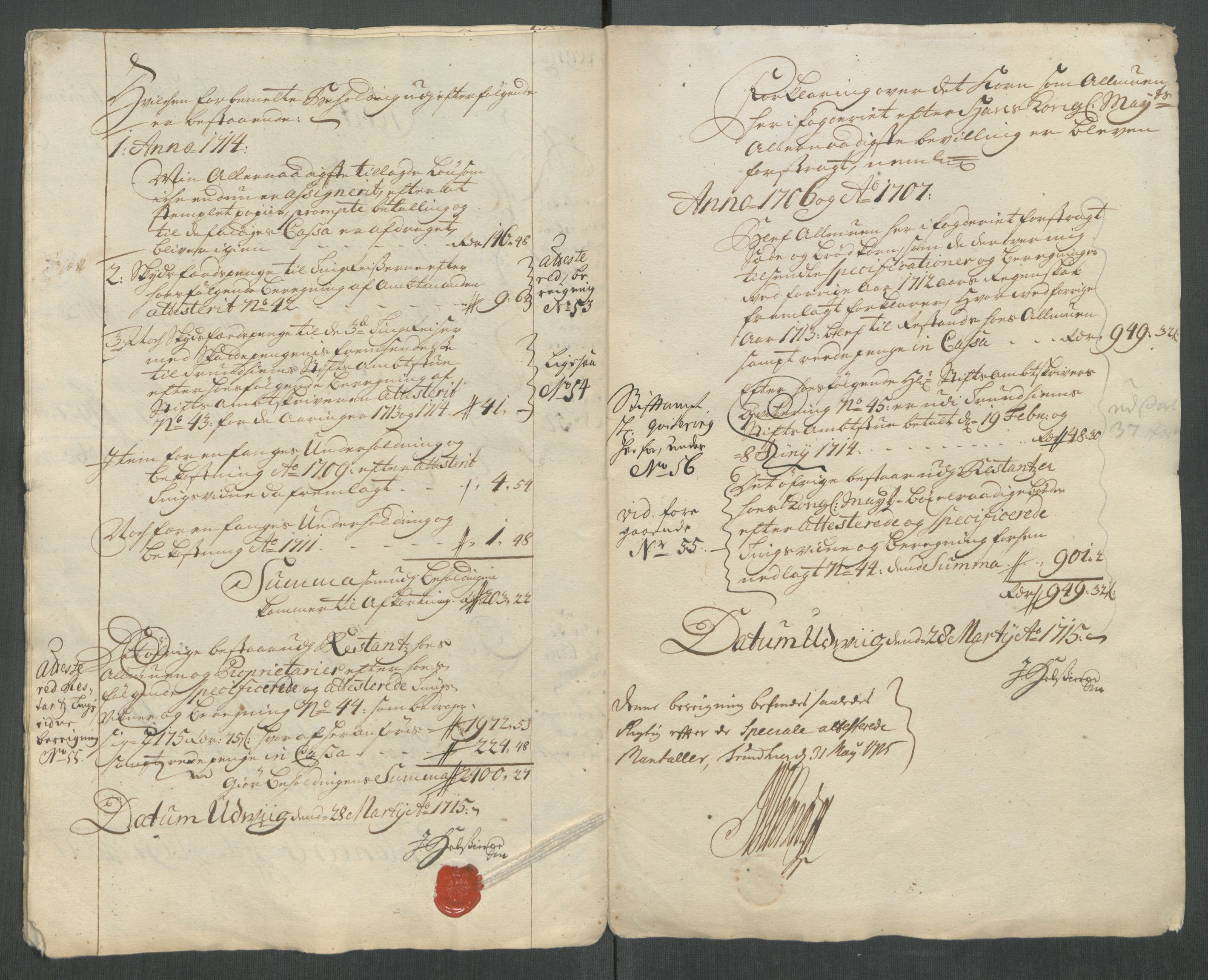 Rentekammeret inntil 1814, Reviderte regnskaper, Fogderegnskap, AV/RA-EA-4092/R63/L4322: Fogderegnskap Inderøy, 1714, s. 9