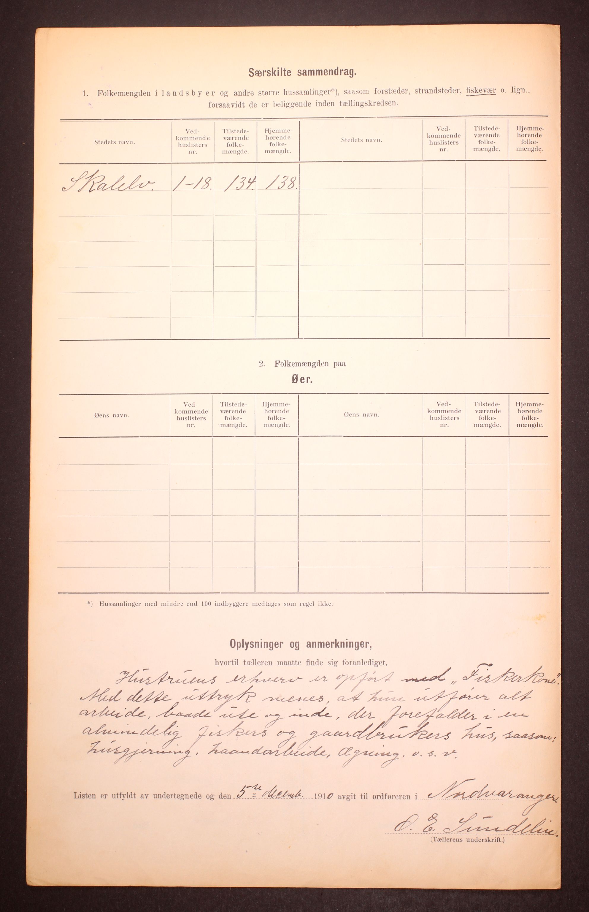 RA, Folketelling 1910 for 2029 Nord-Varanger herred, 1910, s. 6