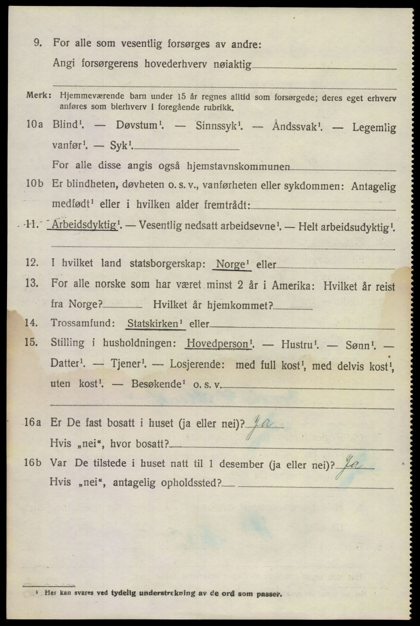 SAKO, Folketelling 1920 for 0819 Holla herred, 1920, s. 7508