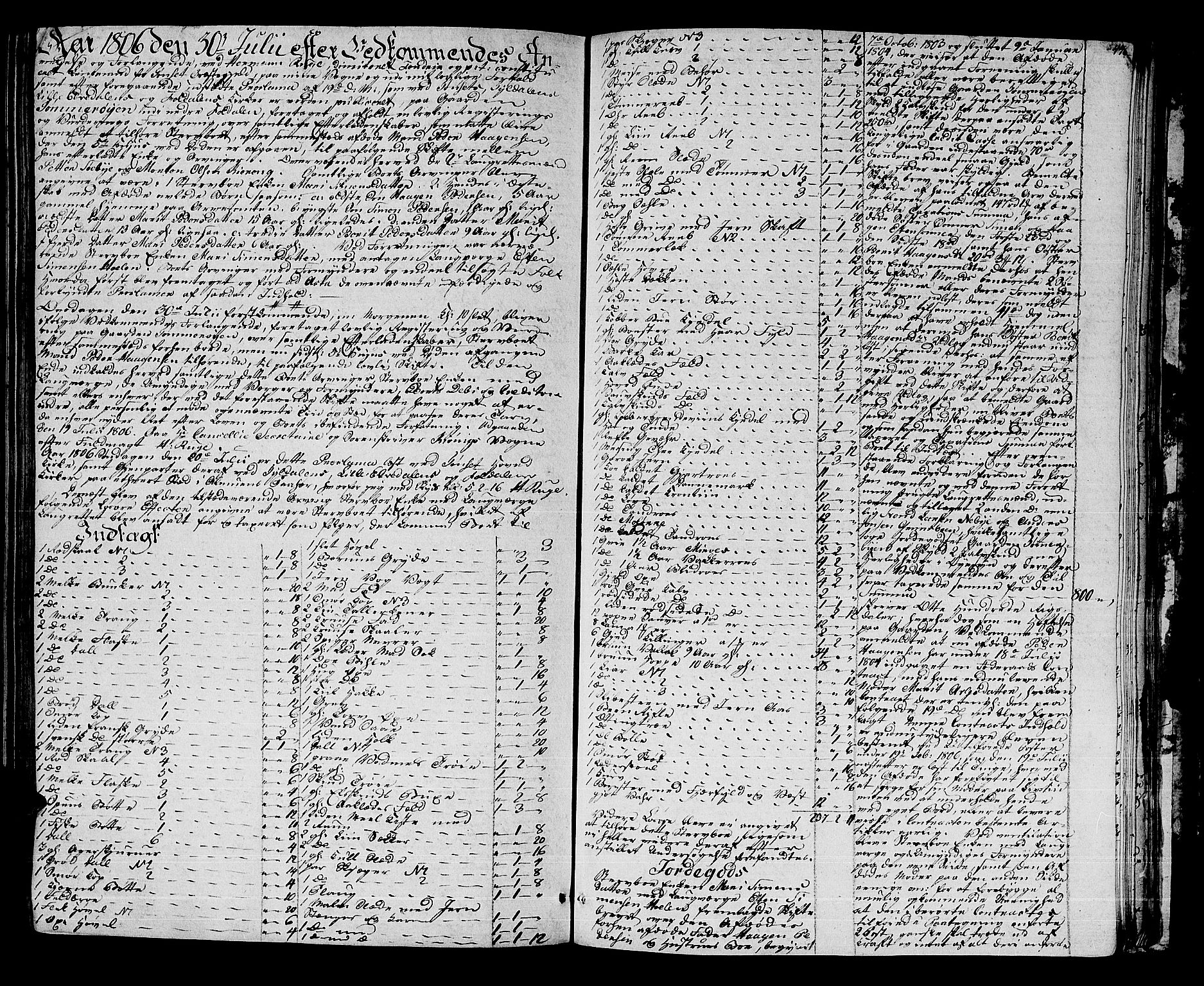 Østerdalen sorenskriveri, AV/SAH-TING-032/J/Ja/L0009: Skifteprotokoll, 1803-1806, s. 445b-446a