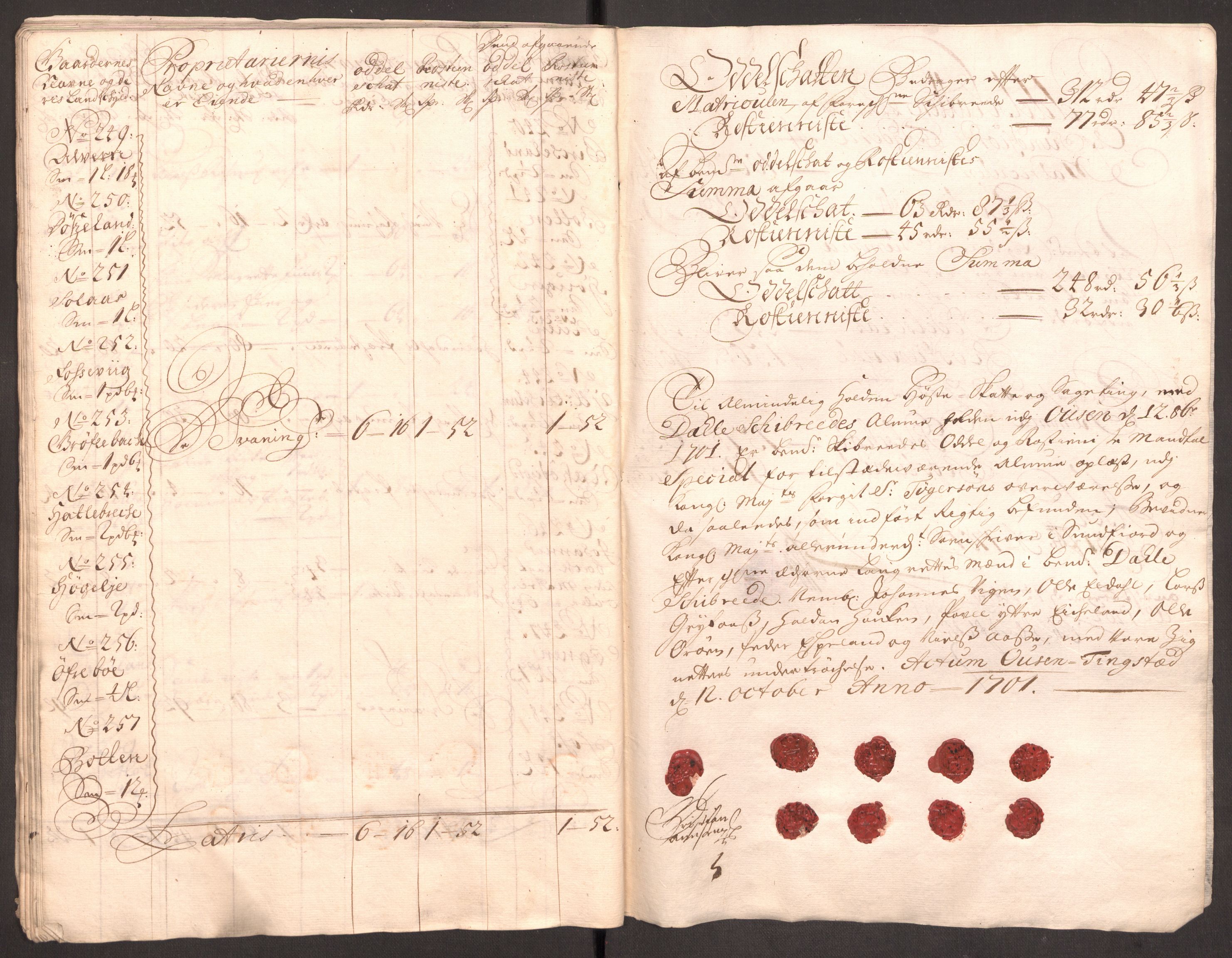 Rentekammeret inntil 1814, Reviderte regnskaper, Fogderegnskap, AV/RA-EA-4092/R53/L3425: Fogderegnskap Sunn- og Nordfjord, 1700-1701, s. 308