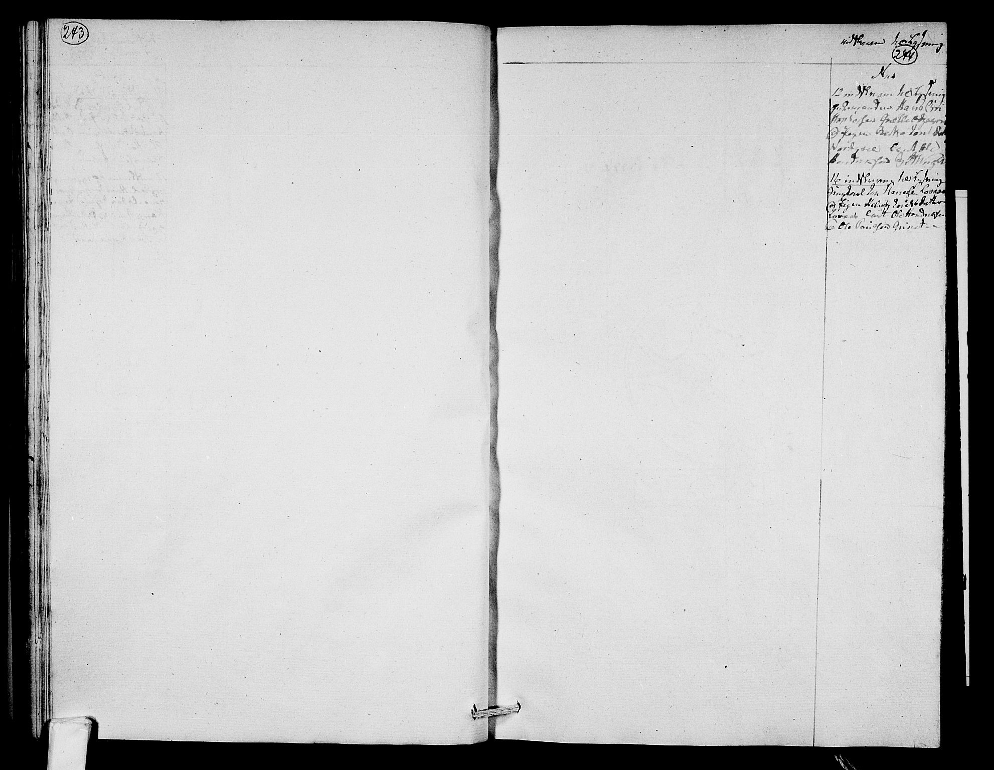 Hedrum kirkebøker, AV/SAKO-A-344/F/Fa/L0003: Ministerialbok nr. I 3, 1807-1816, s. 243-244