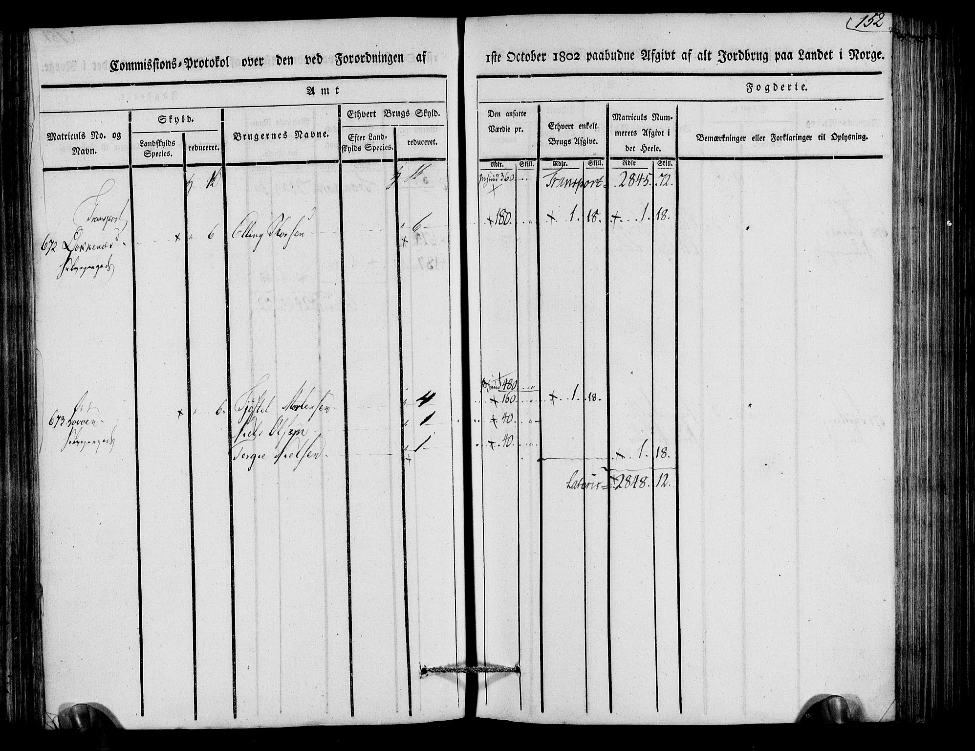 Rentekammeret inntil 1814, Realistisk ordnet avdeling, AV/RA-EA-4070/N/Ne/Nea/L0079: Nedenes fogderi. Kommisjonsprotokoll "Nr. 2", for Strengereid skipreide, 1803, s. 151