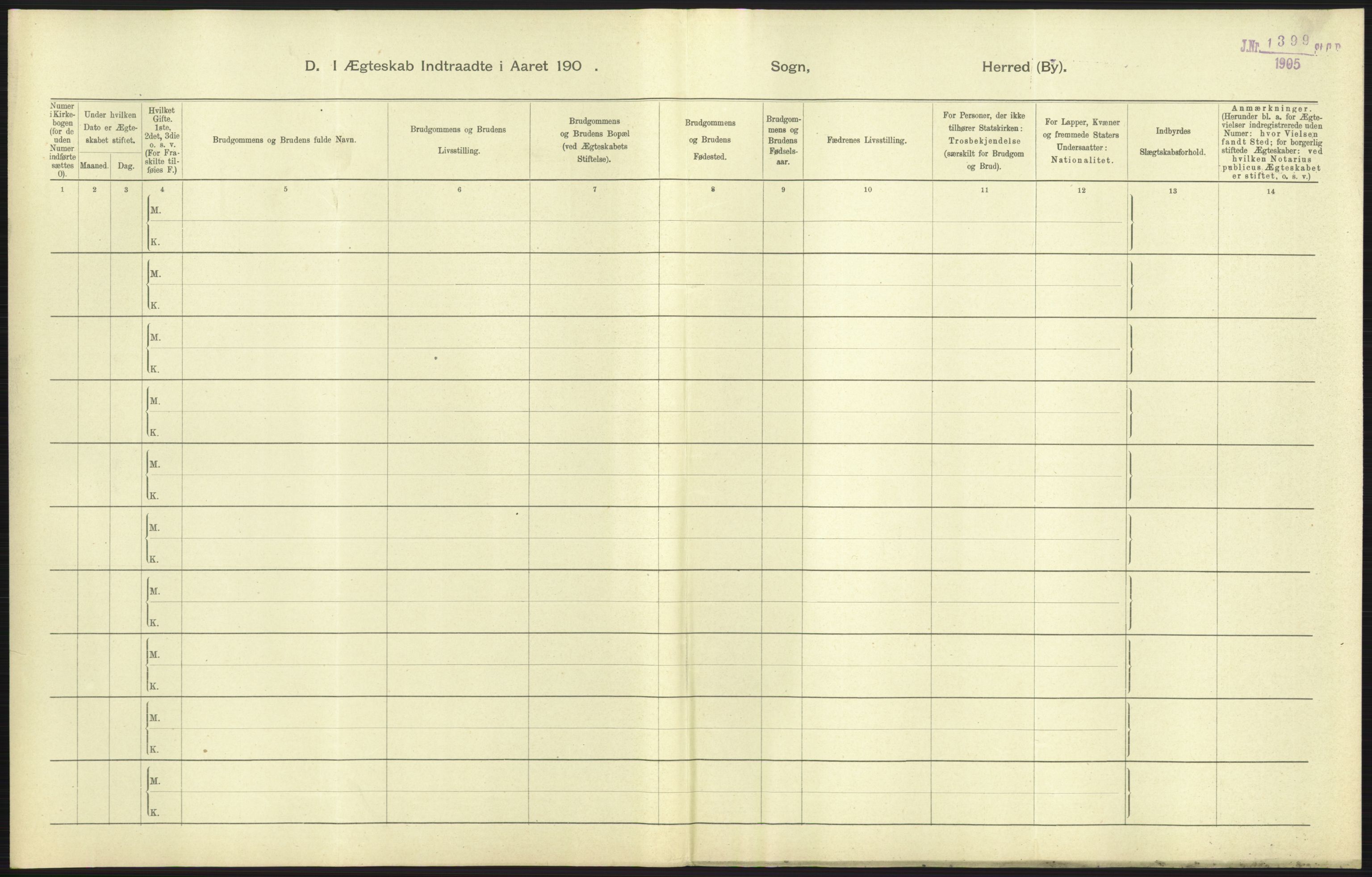 Statistisk sentralbyrå, Sosiodemografiske emner, Befolkning, AV/RA-S-2228/D/Df/Dfa/Dfab/L0022: Tromsø amt: Fødte, gifte, døde, 1904, s. 315