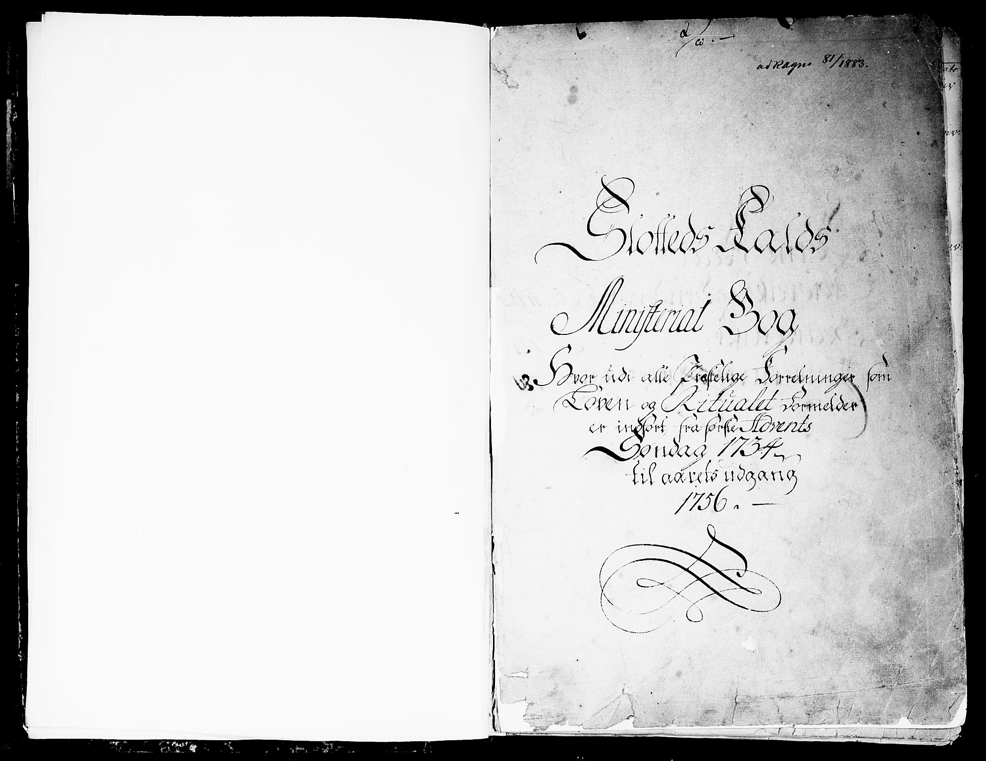 Garnisonsmenigheten Kirkebøker, AV/SAO-A-10846/F/Fa/L0001: Ministerialbok nr. 1, 1734-1756, s. 1